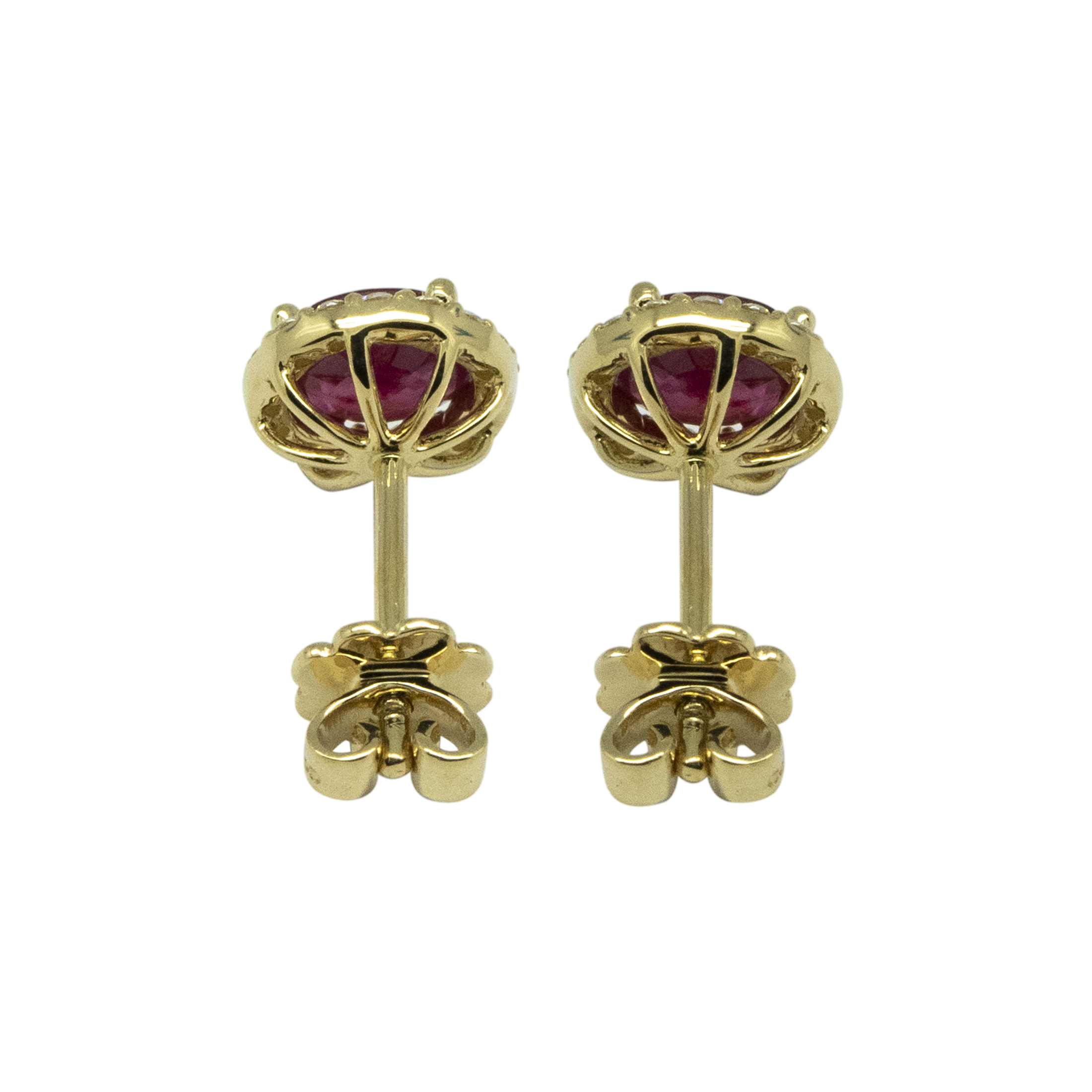 Regal Halo Studs - Palaces Jewellery