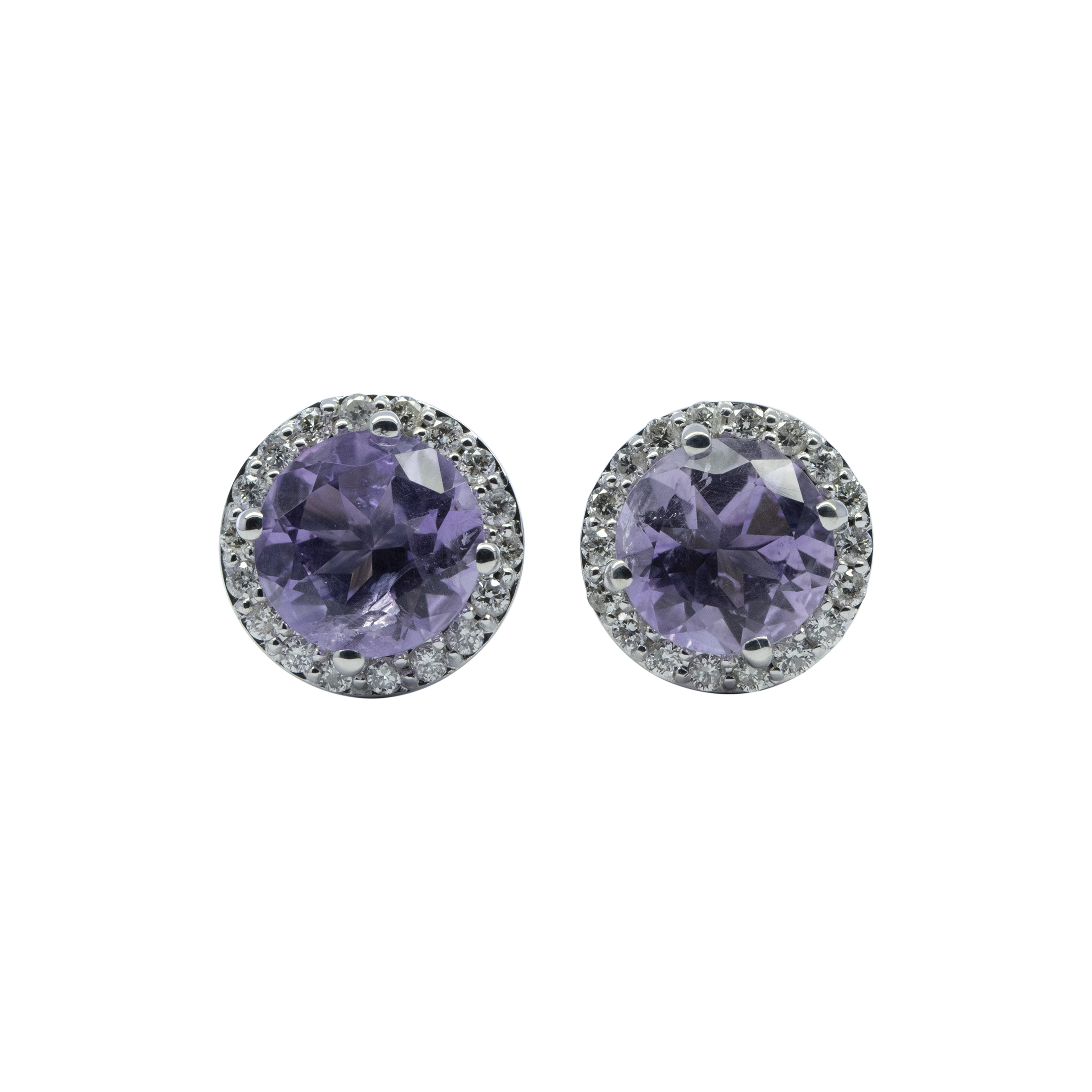 Regal Halo Studs - Palaces Jewellery