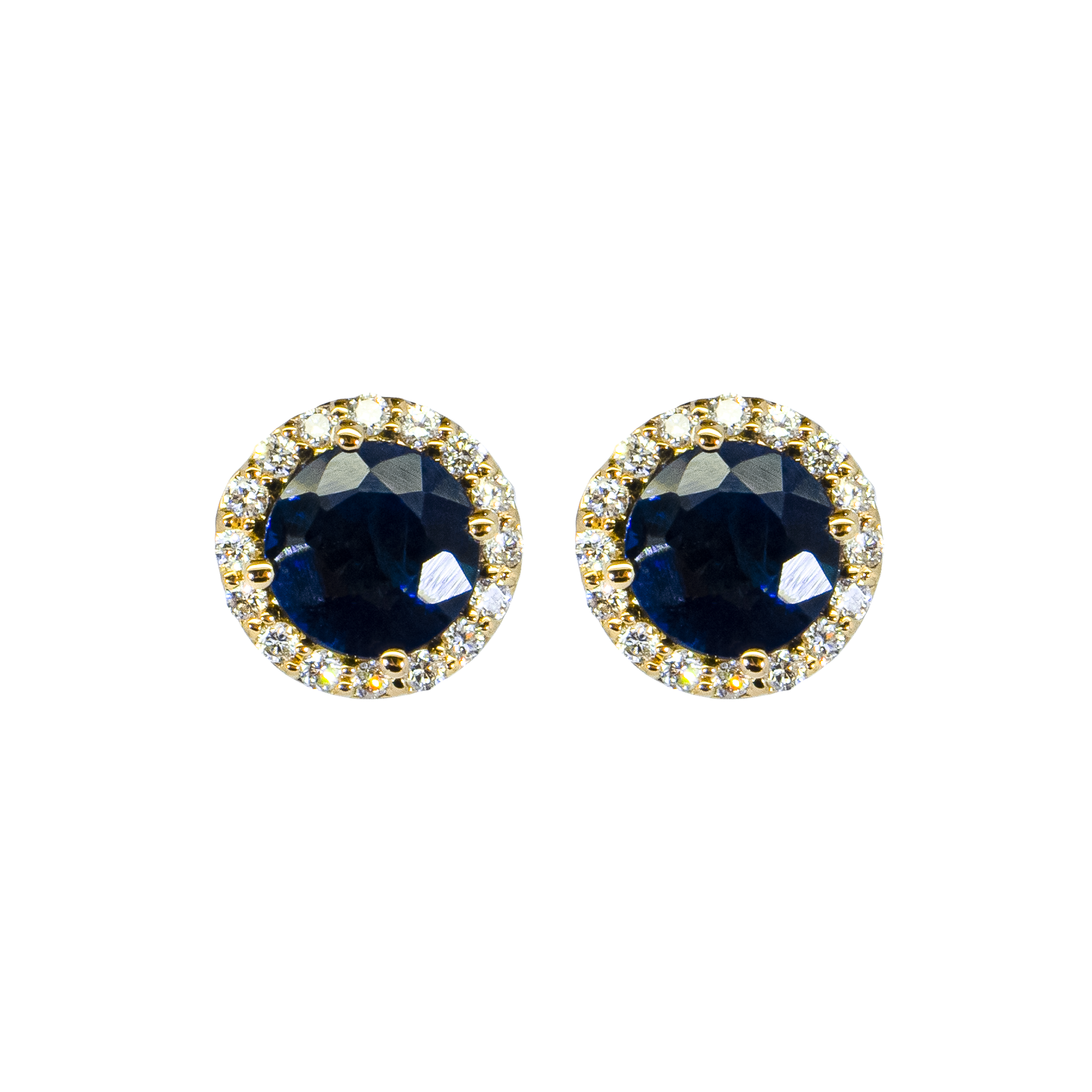 Regal Halo Studs - Palaces Jewellery