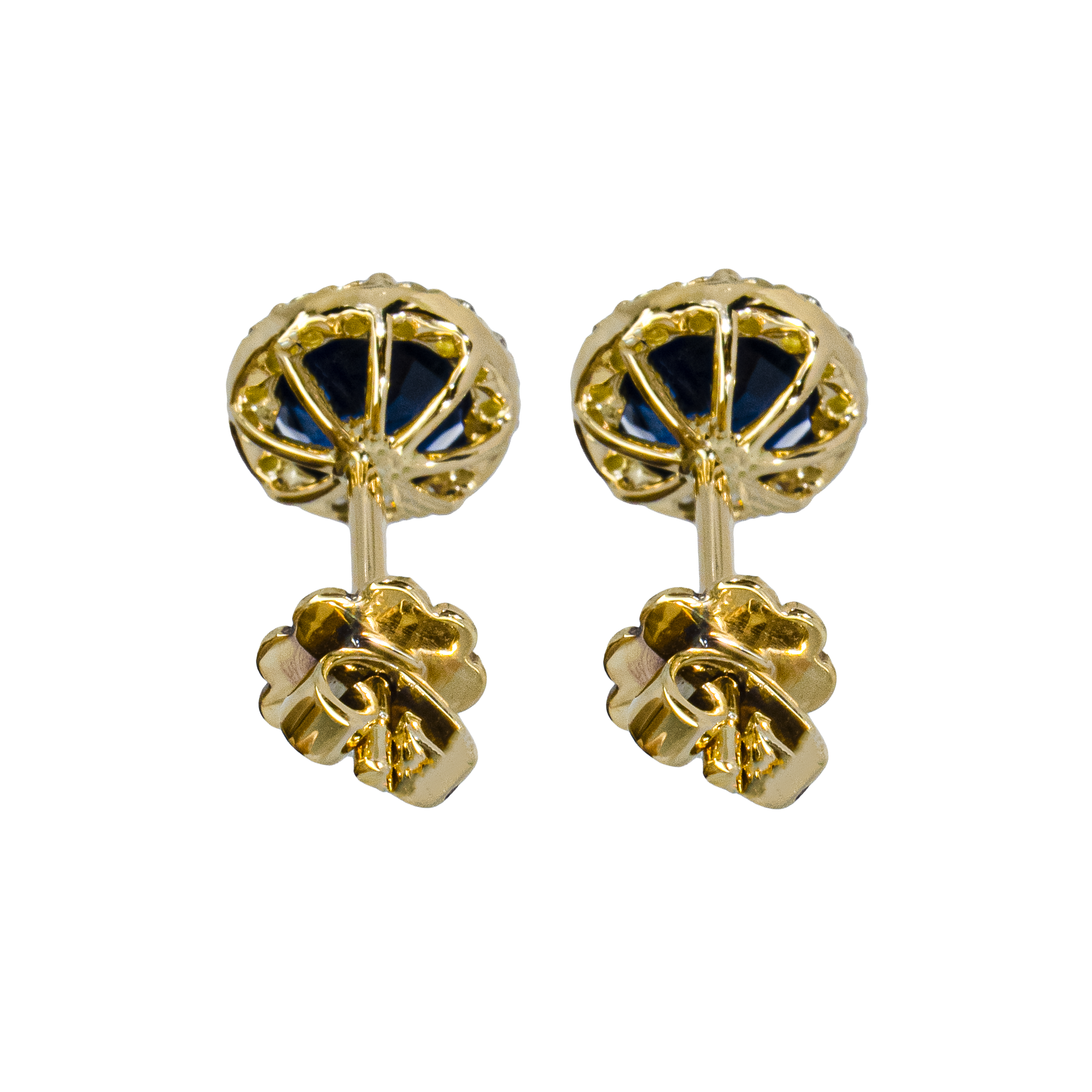 Regal Halo Studs - Palaces Jewellery