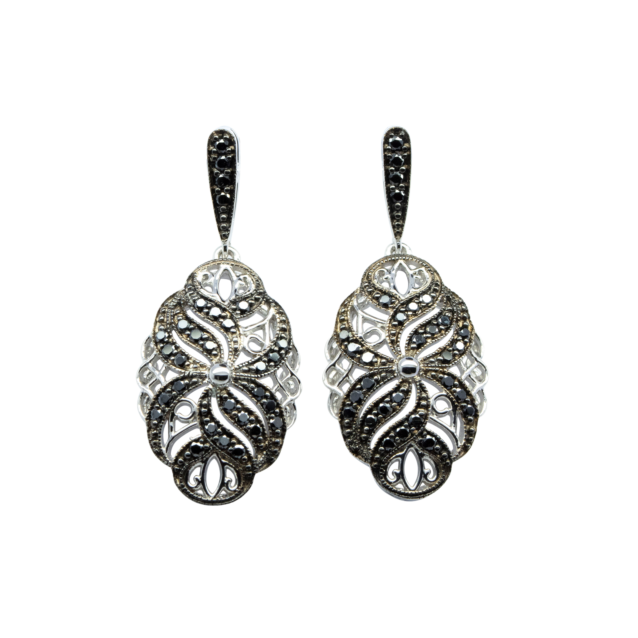 Vintage Noir Earring - Palaces Jewellery