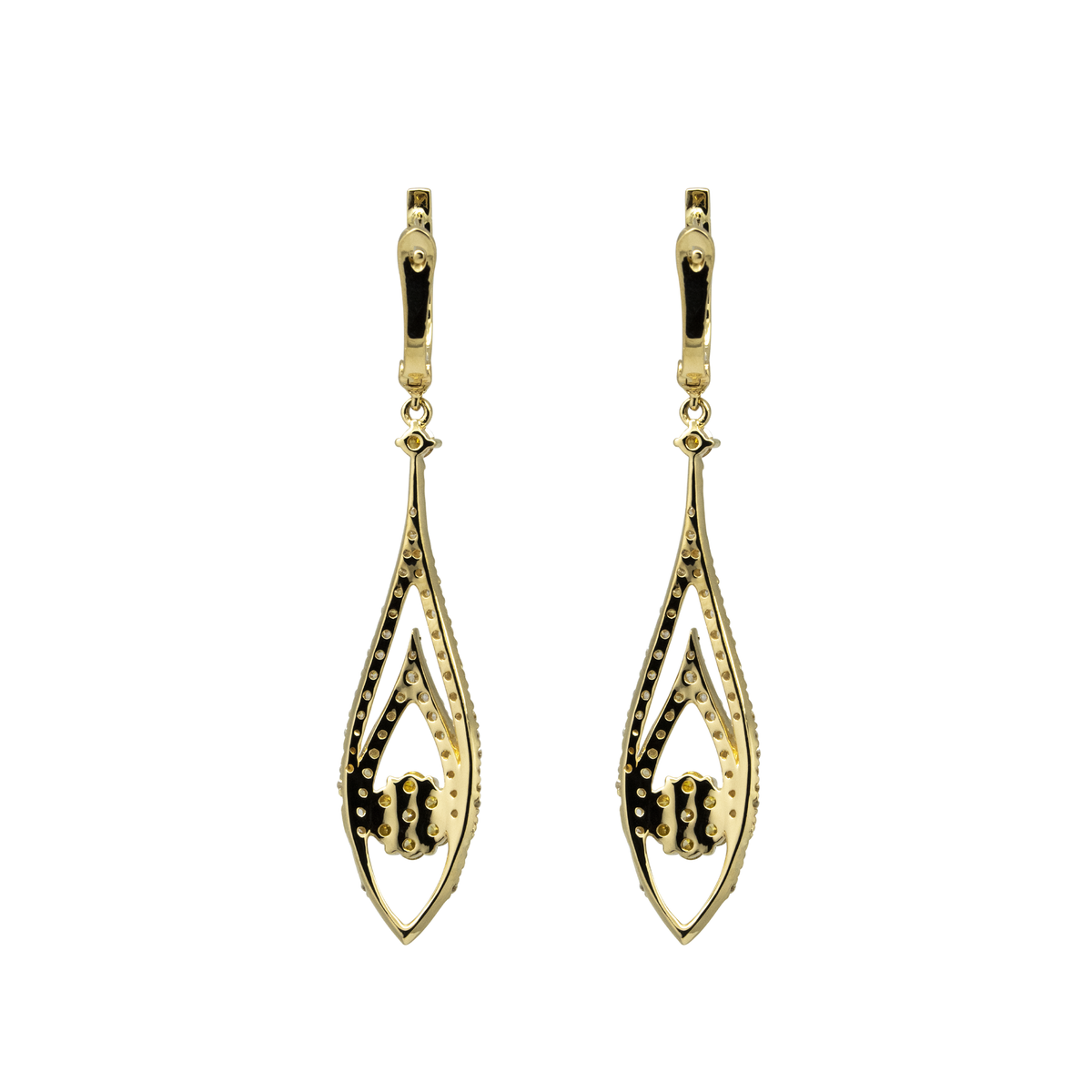 NO PRICE Dangling Diamond Earring - Palaces Jewellery