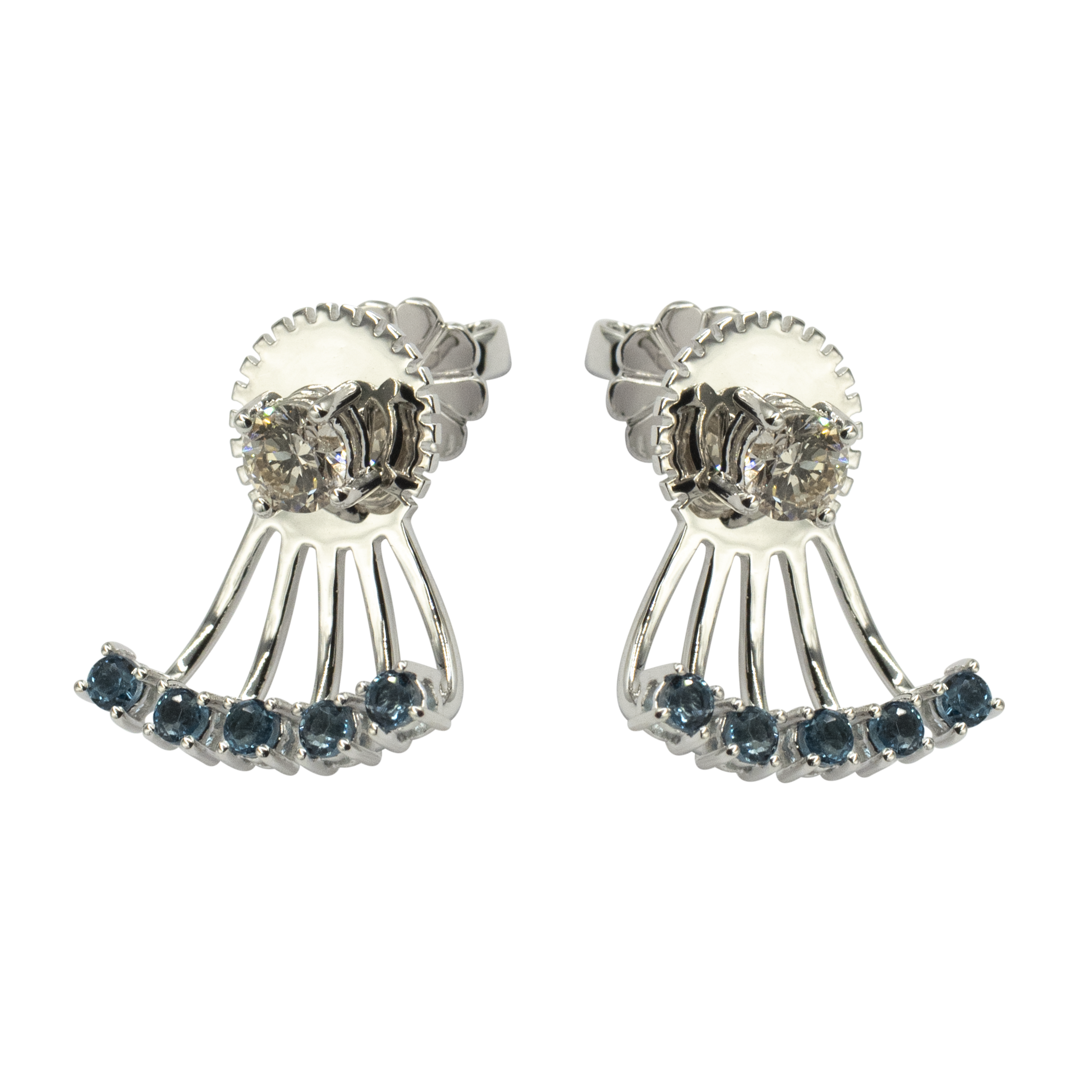 Celestial Fan Earrings - Palaces Jewellery