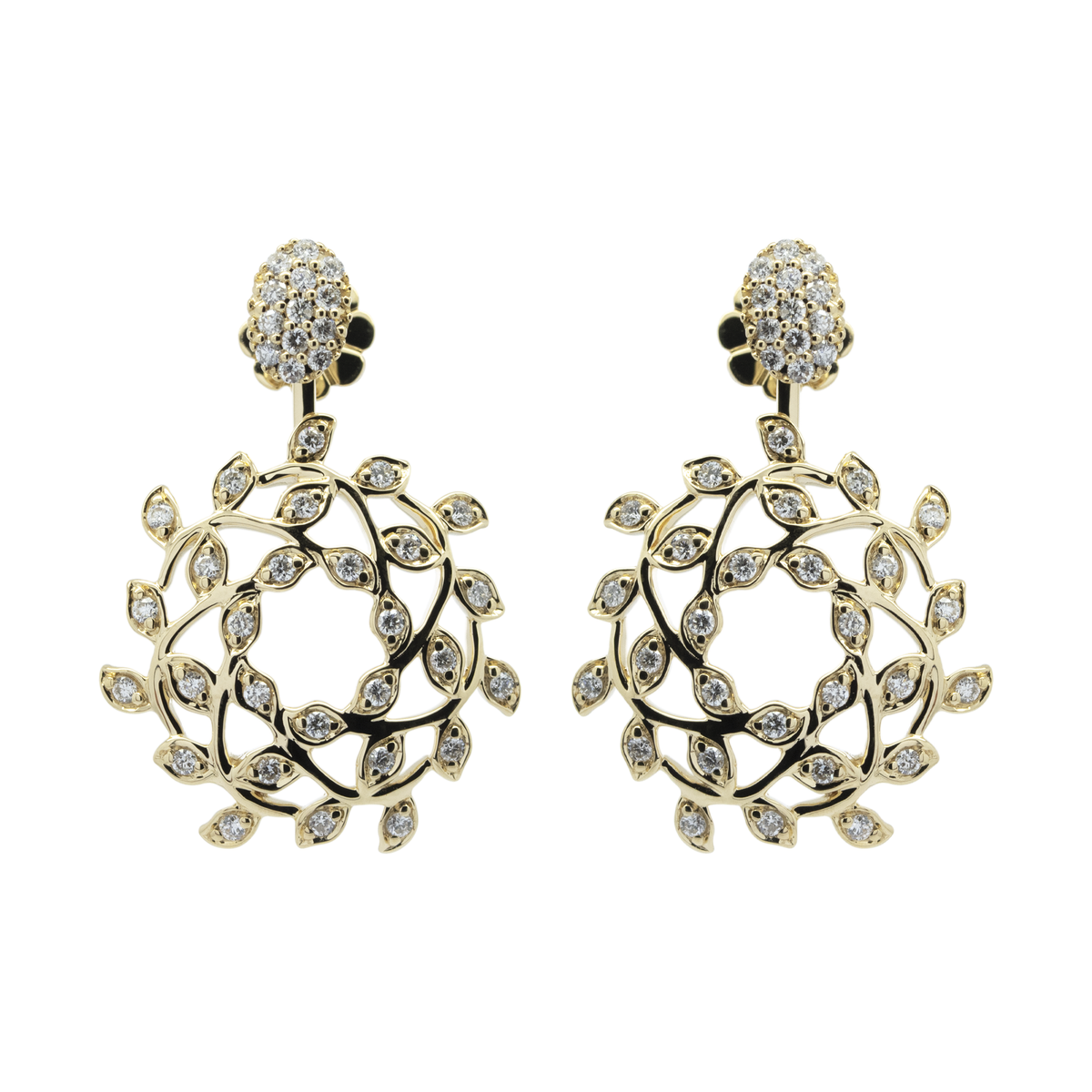 Dangling Diamond Earring - Palaces Jewellery
