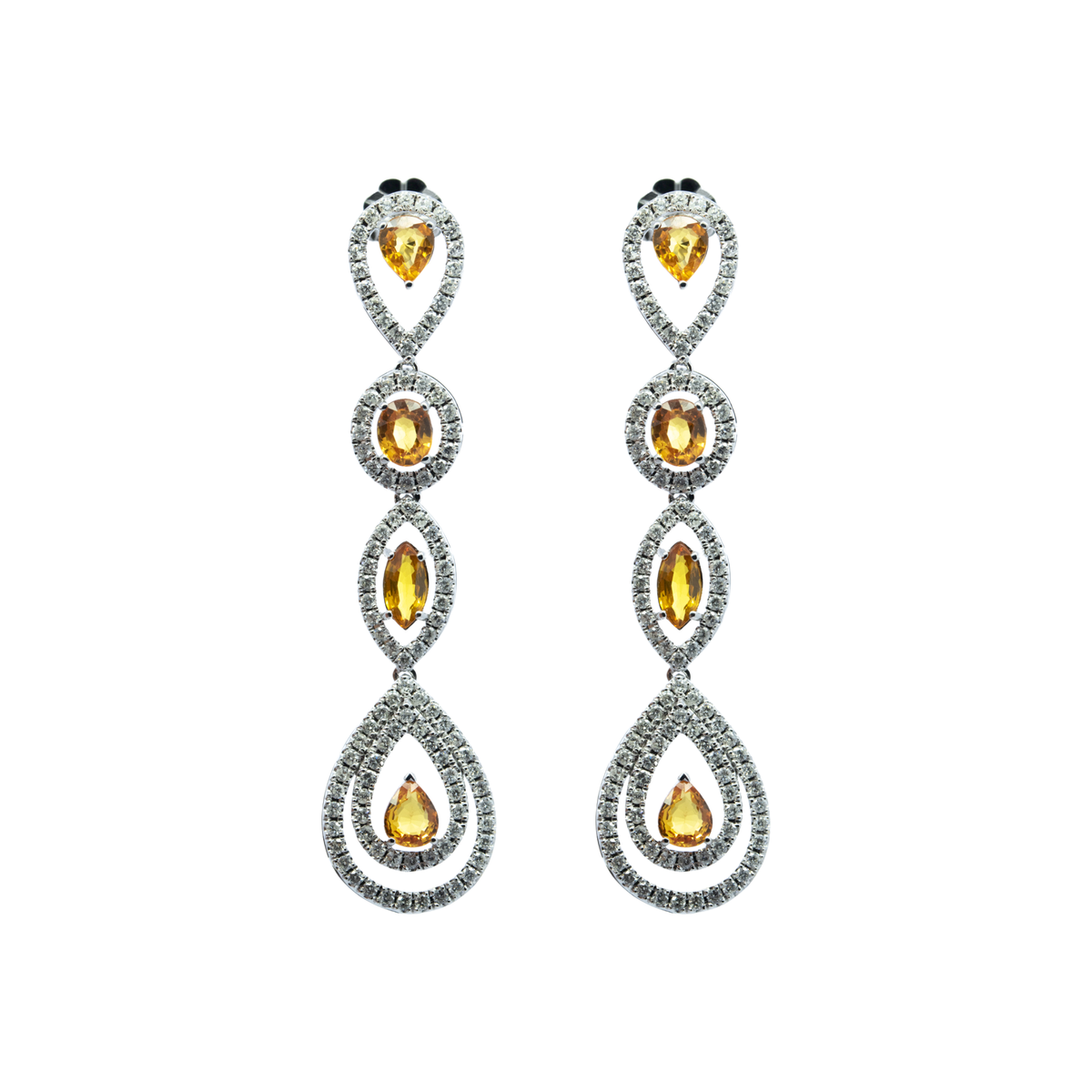 Dangling Diamond Earring - Palaces Jewellery