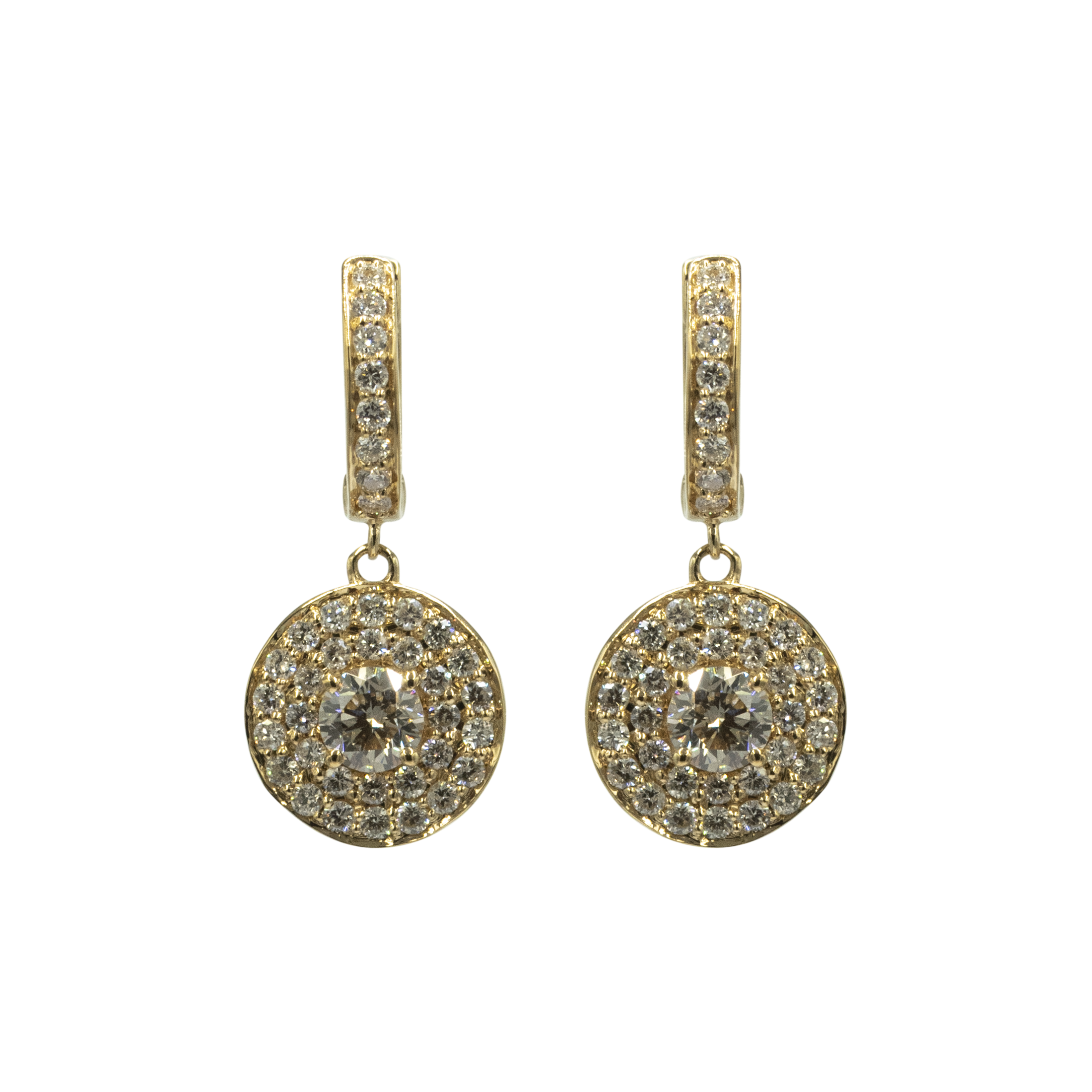 Classic Halo Earring - Palaces Jewellery