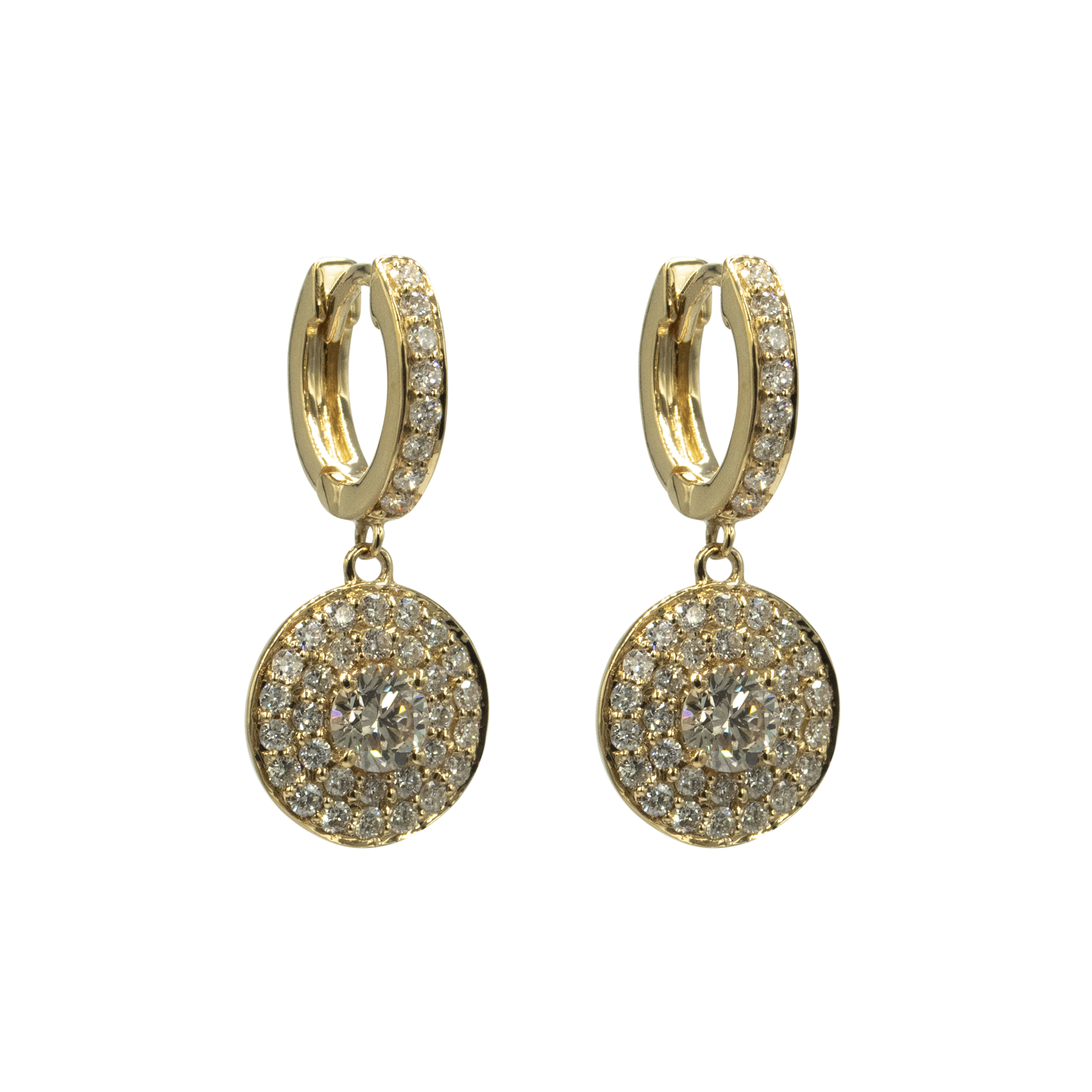 Classic Halo Earring - Palaces Jewellery