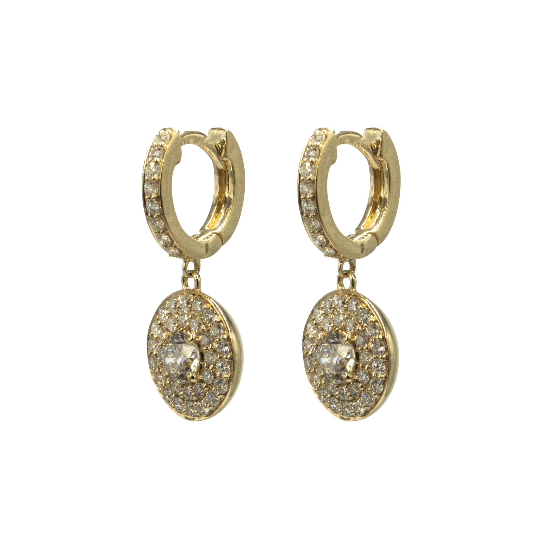 Classic Halo Earring - Palaces Jewellery