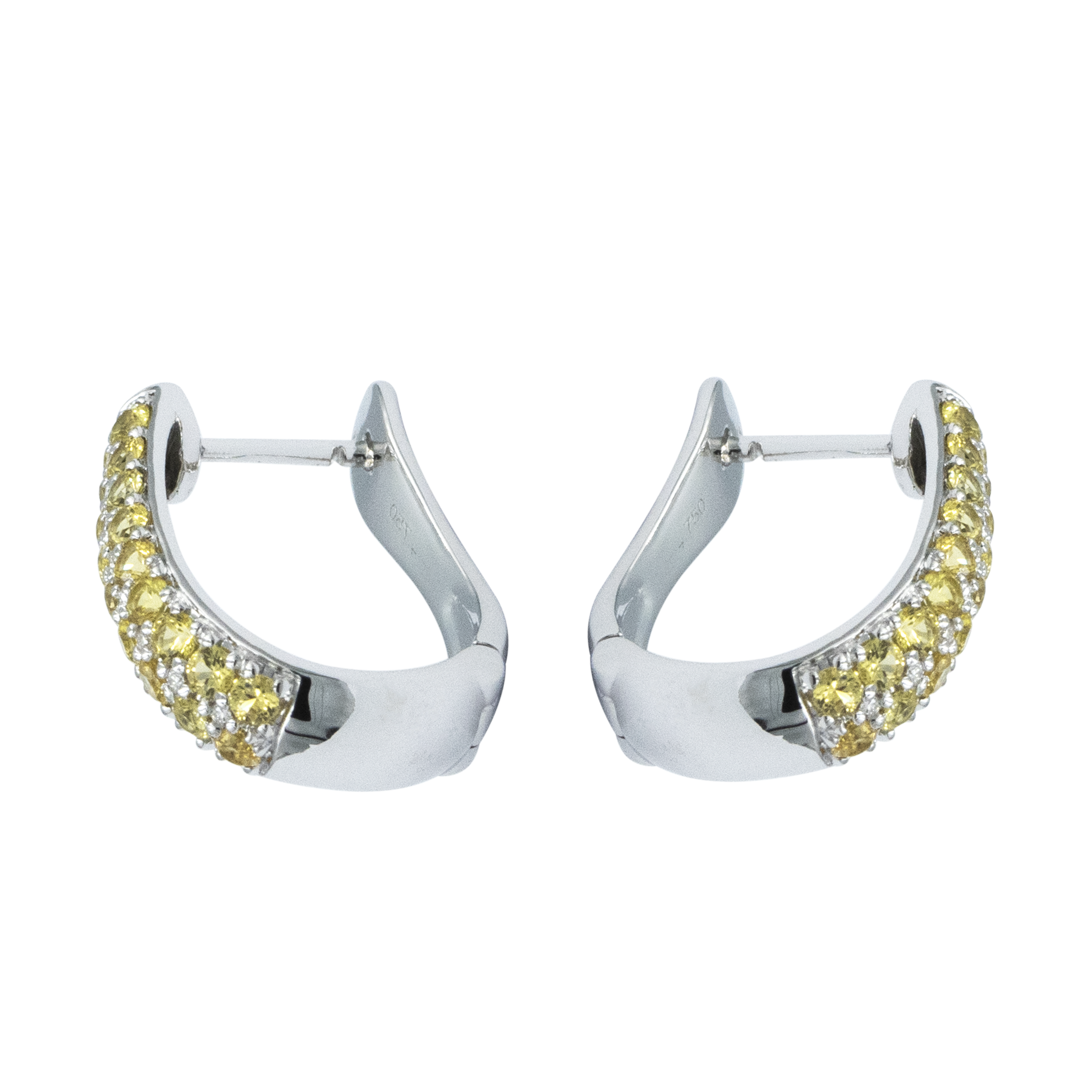 Fancy Pave Earring - Palaces Jewellery