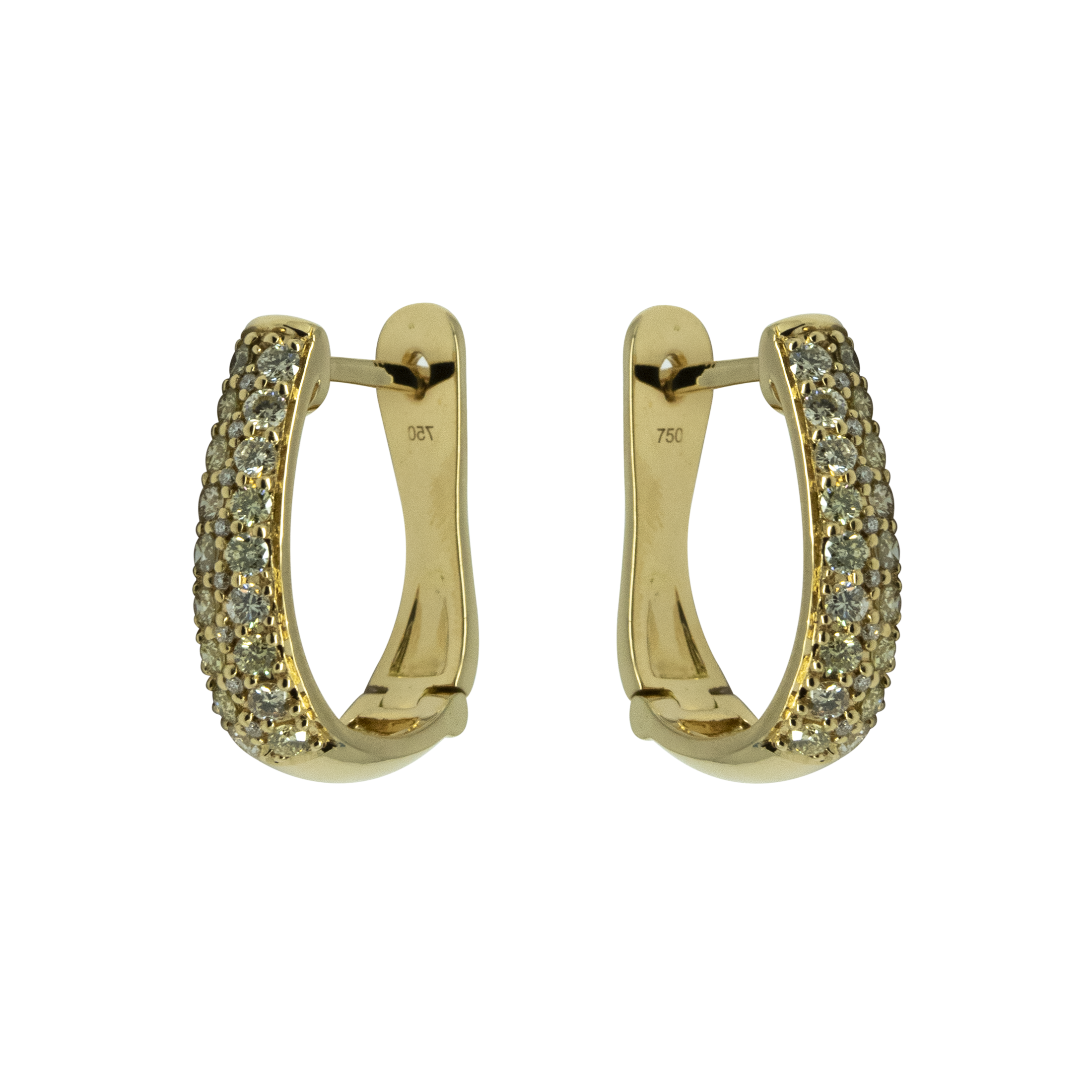 Fancy Pave Earring - Palaces Jewellery