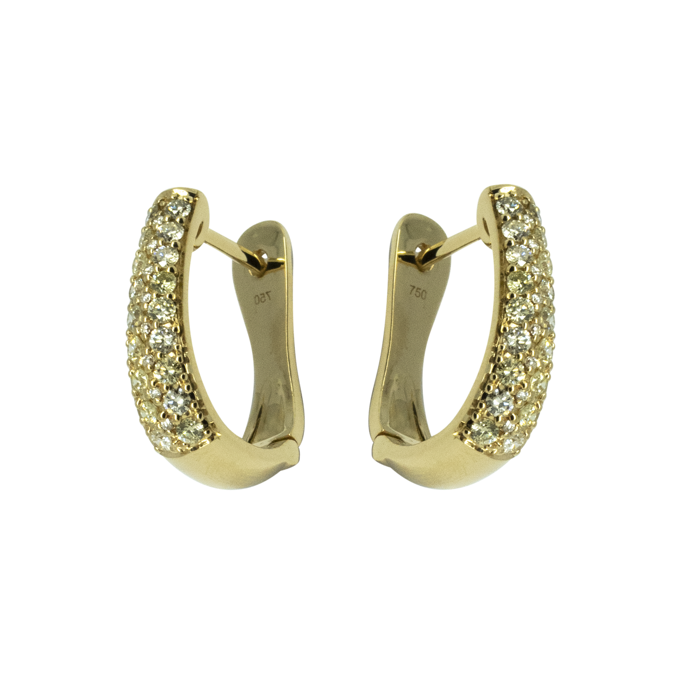 Fancy Pave Earring - Palaces Jewellery