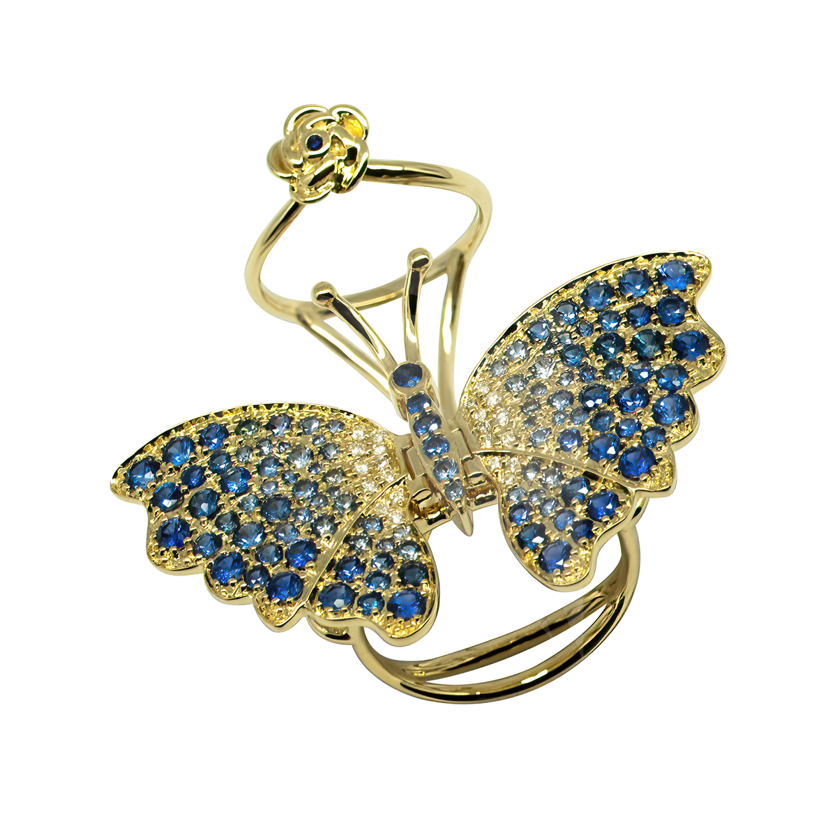 Flutter Butterfly Ring - Palaces Jewellery