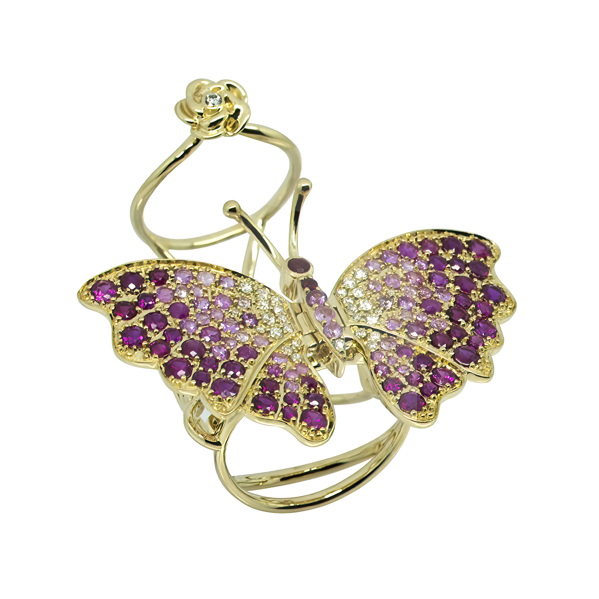 Flutter Butterfly Ring - Palaces Jewellery