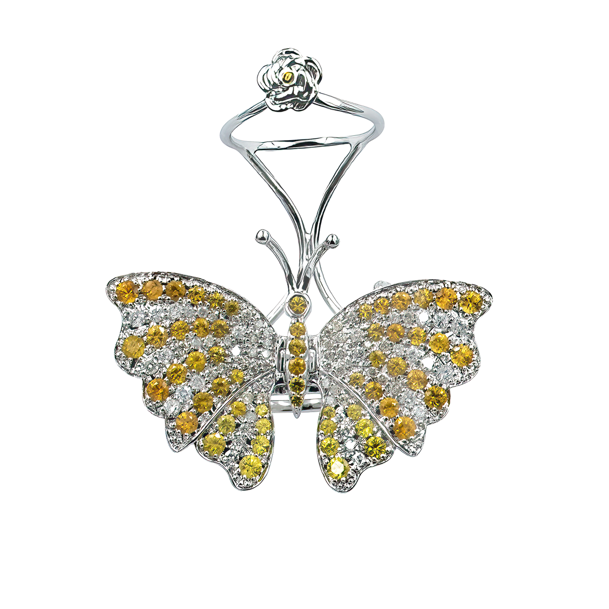 Flutter Butterfly Ring - Palaces Jewellery