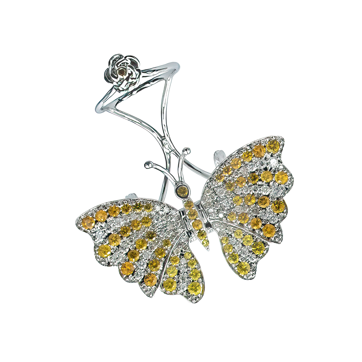 Flutter Butterfly Ring - Palaces Jewellery