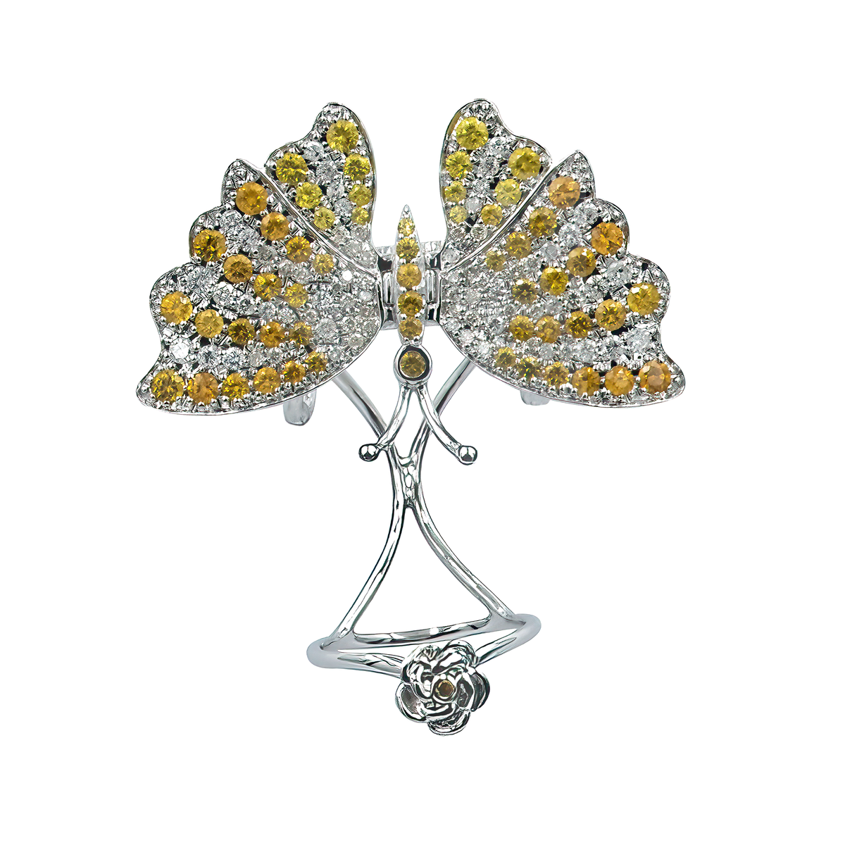 Flutter Butterfly Ring - Palaces Jewellery
