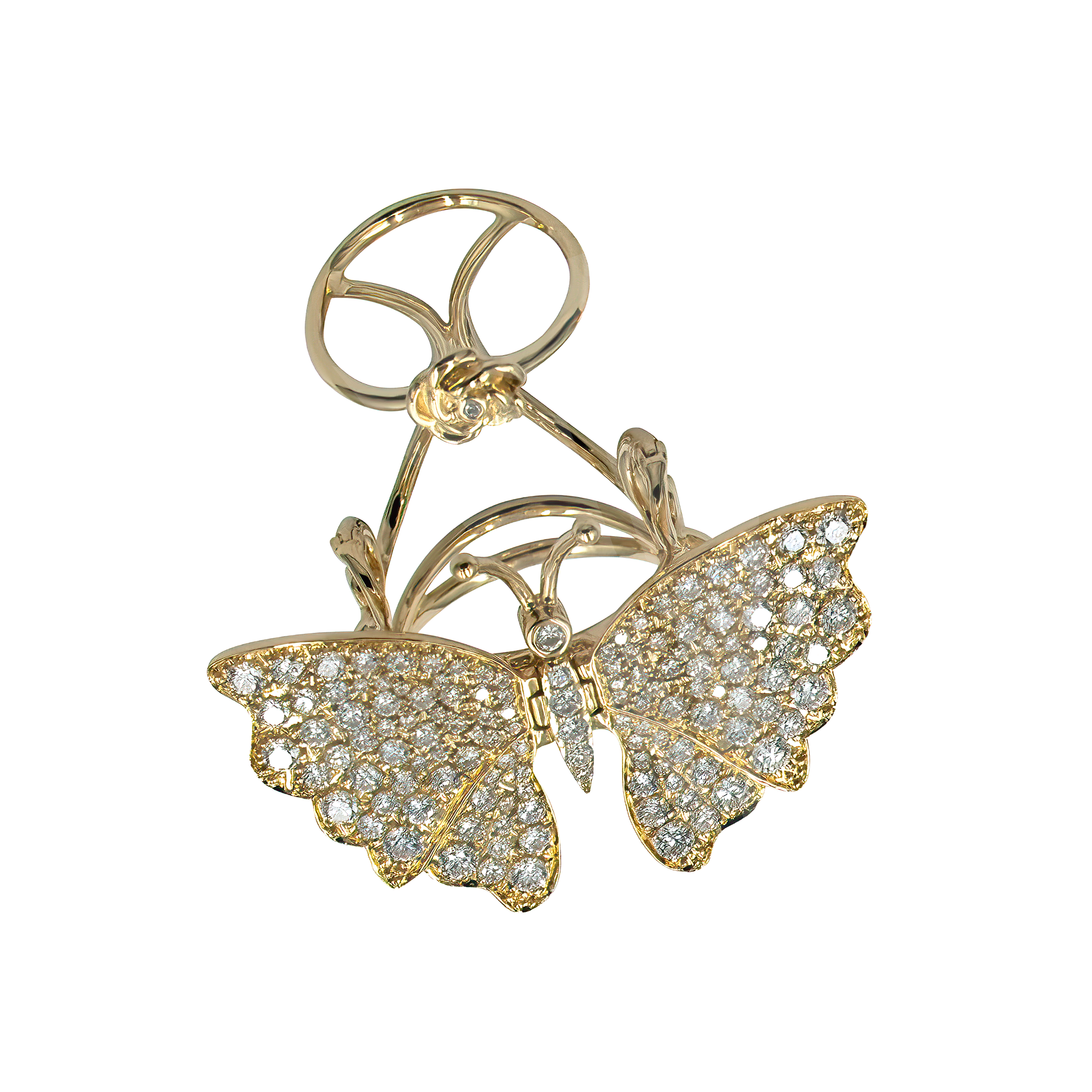 Flutter Butterfly Ring - Palaces Jewellery