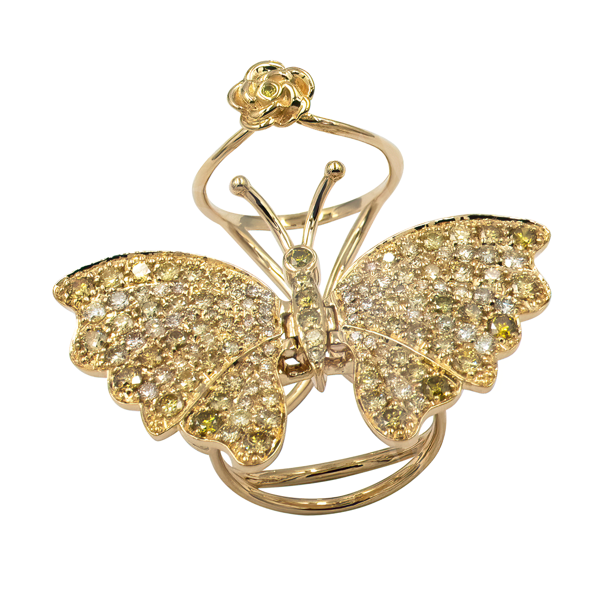 Flutter Butterfly Ring - Palaces Jewellery