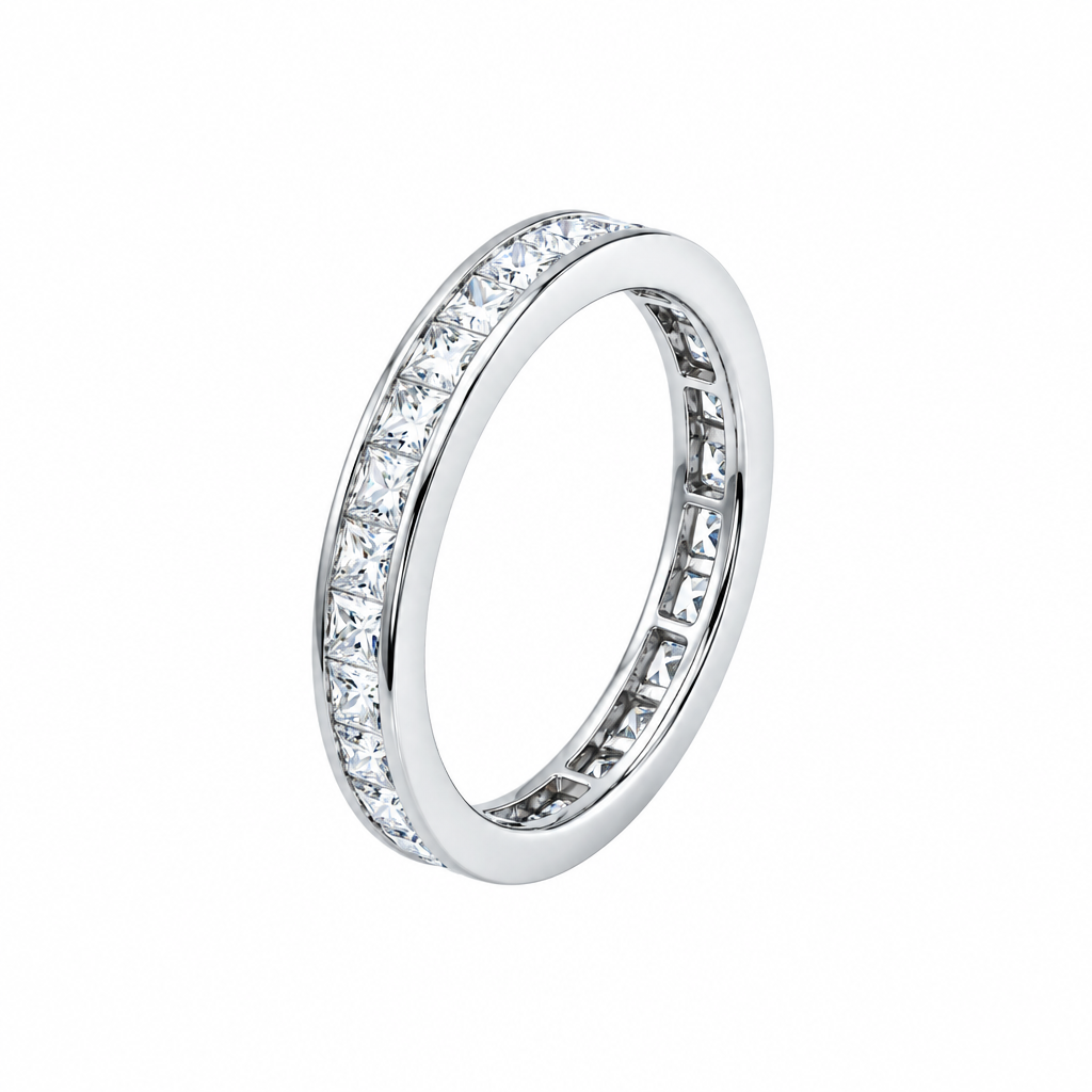 Jakobsmuschel-Eternity-Band (Scallop Eternity Band)