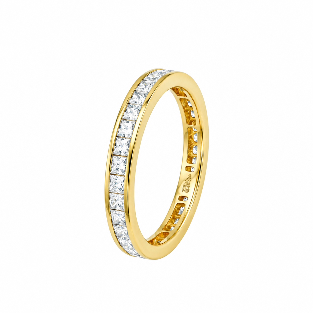 Jakobsmuschel-Eternity-Band (Scallop Eternity Band)