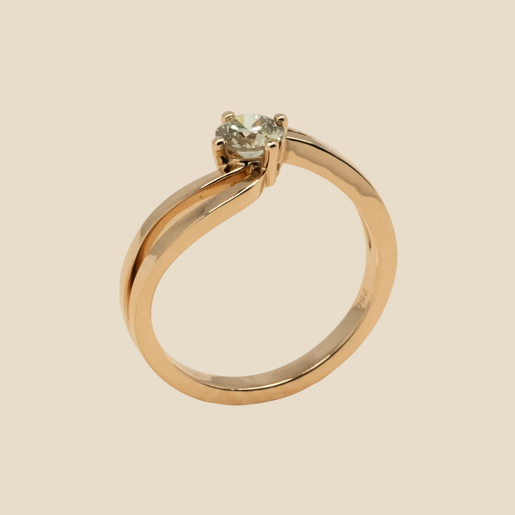 DoubleTwist Engagement Ring - Palaces Jewellery