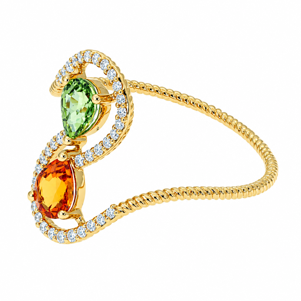 خاتم الياقوت الأنيق (Sapphire Elegance Ring)