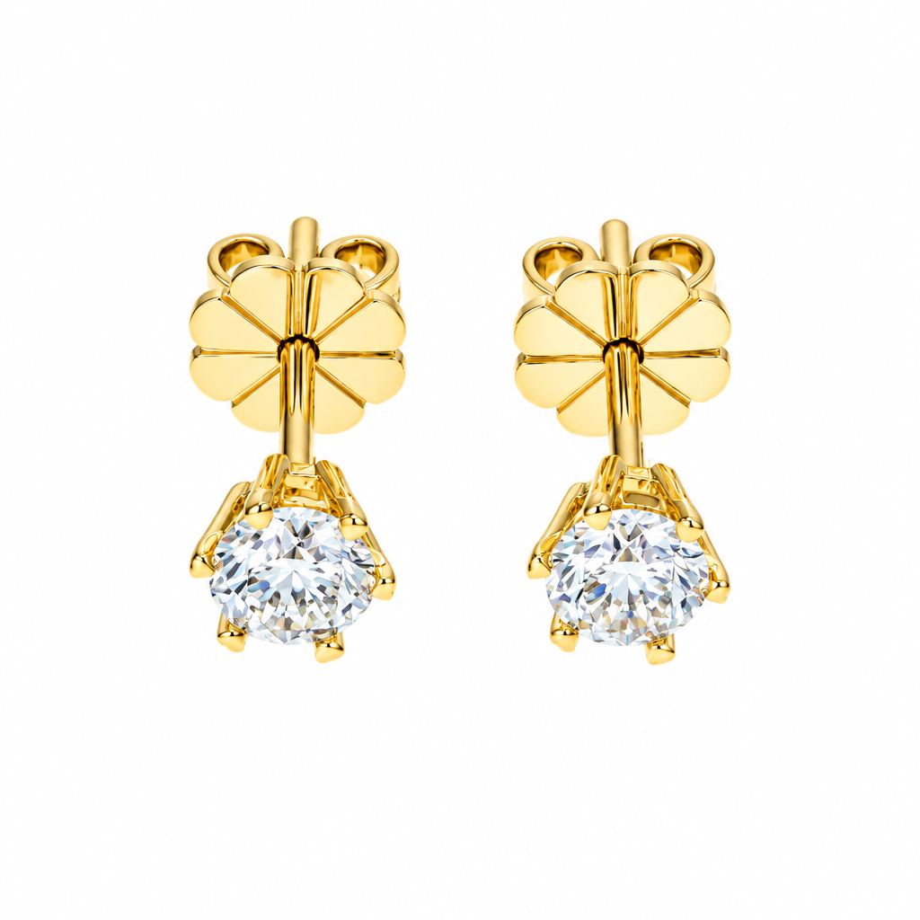 Orecchino con diamante (Diamond Stud Earring)