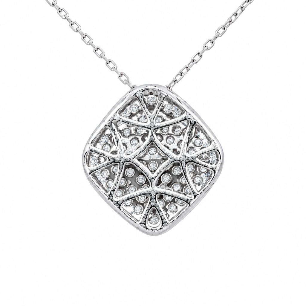 قلادة روليت الماسية (Roulette Diamond Pendant)