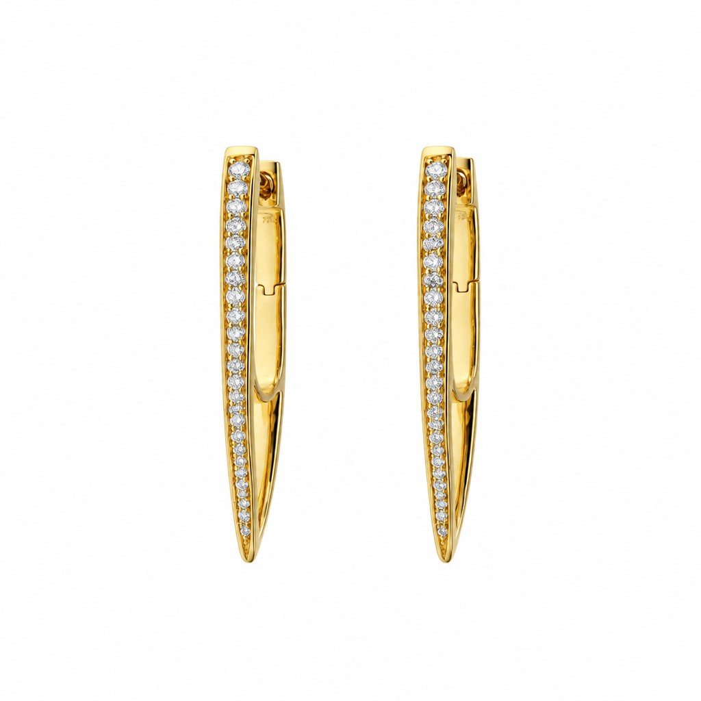 吊坠钻石耳环 (Dangling Diamond Earring)
