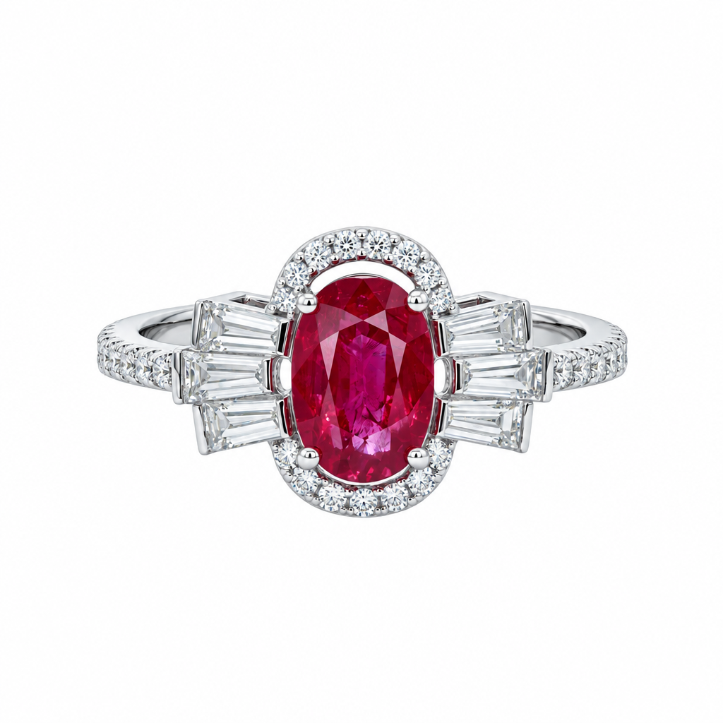 蓝宝石优雅戒指 (Sapphire Elegance Ring)