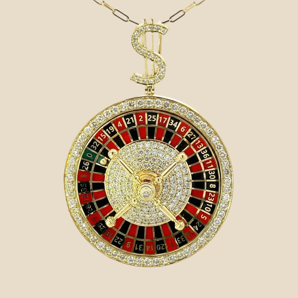 Roulette Diamond Pendant - Palaces Jewellery
