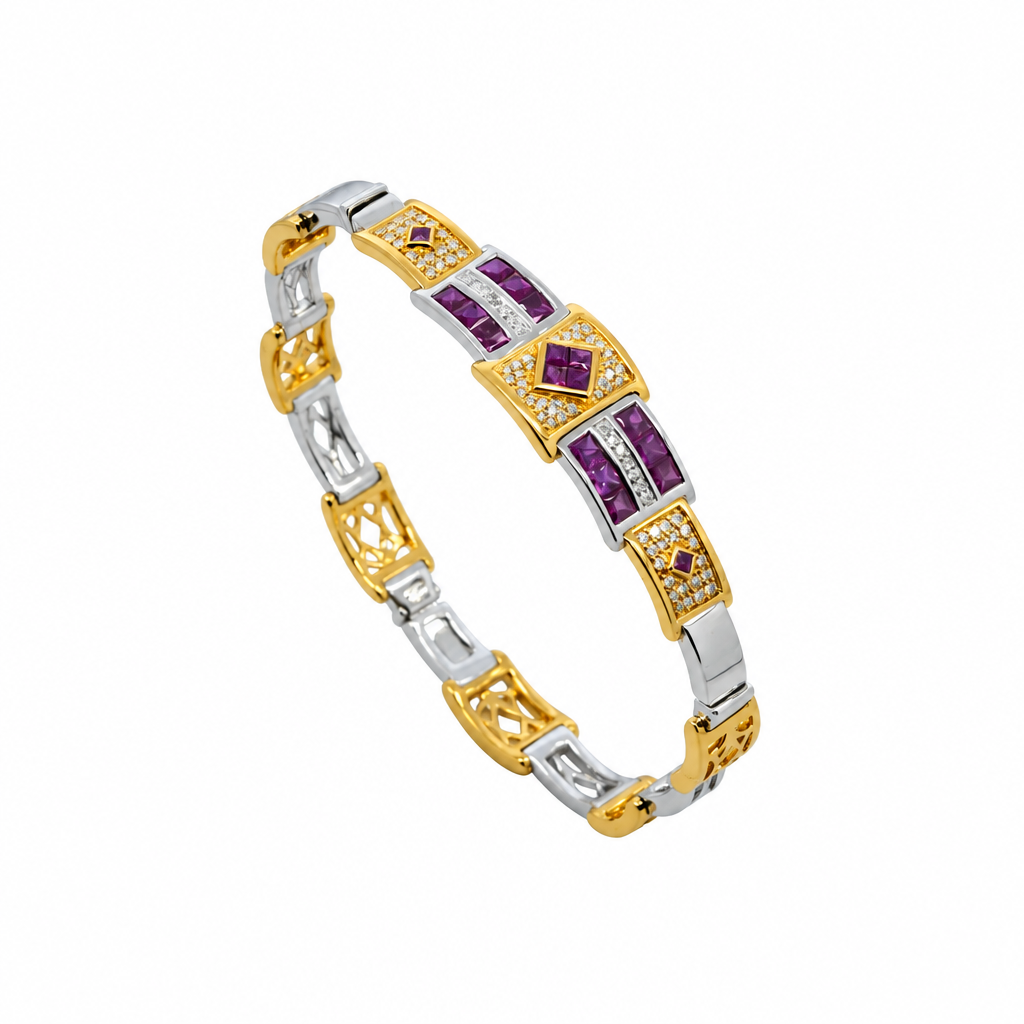 Bracciale con anello di diamanti (Diamond Ring Bracelet)