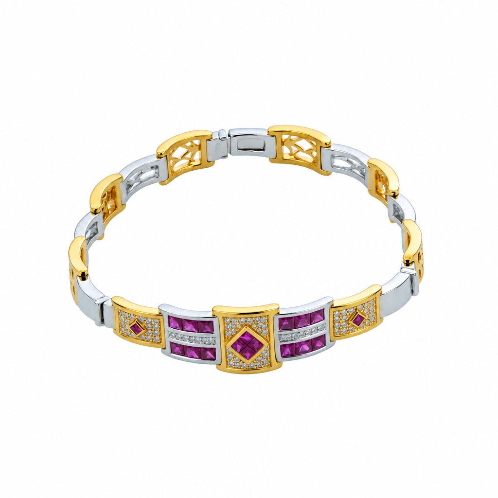 Bracciale con anello di diamanti (Diamond Ring Bracelet)