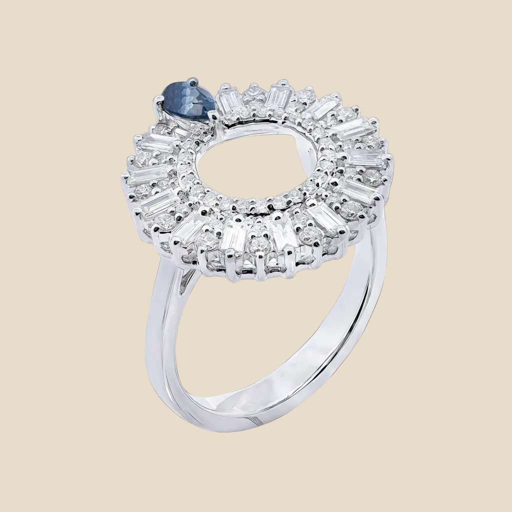 Baguette Radiance Ring - Palaces Jewellery