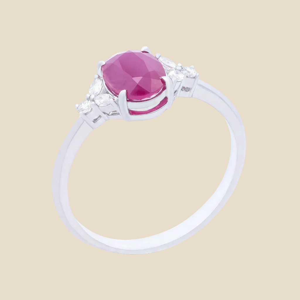 Classic Ruby Ring - Palaces Jewellery