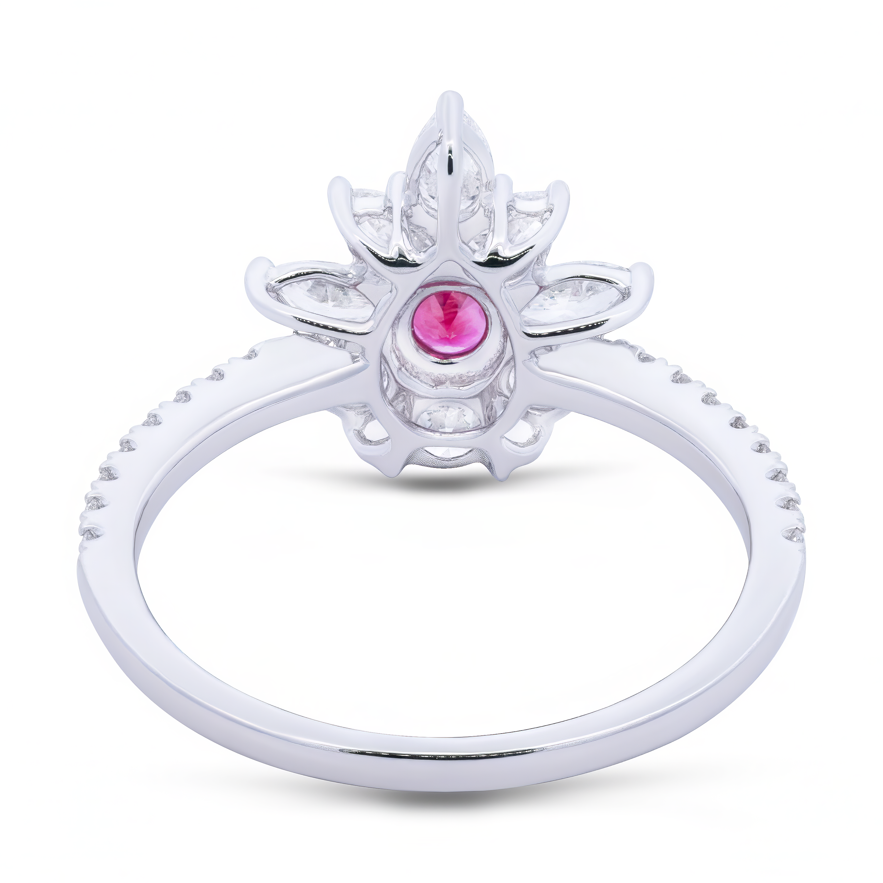 Ruby Blossom Ring - Palaces Jewellery