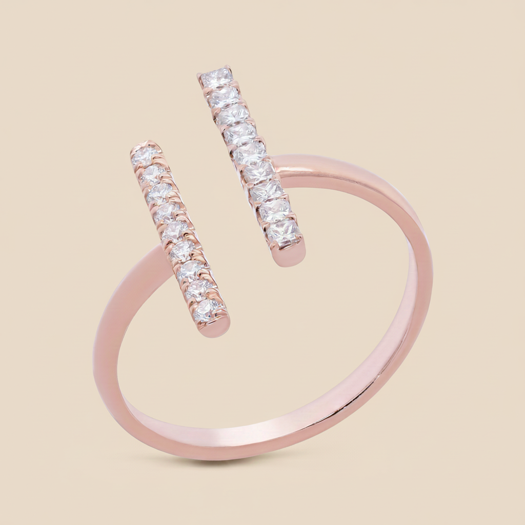 Parallel Radiance Ring - Palaces Jewellery