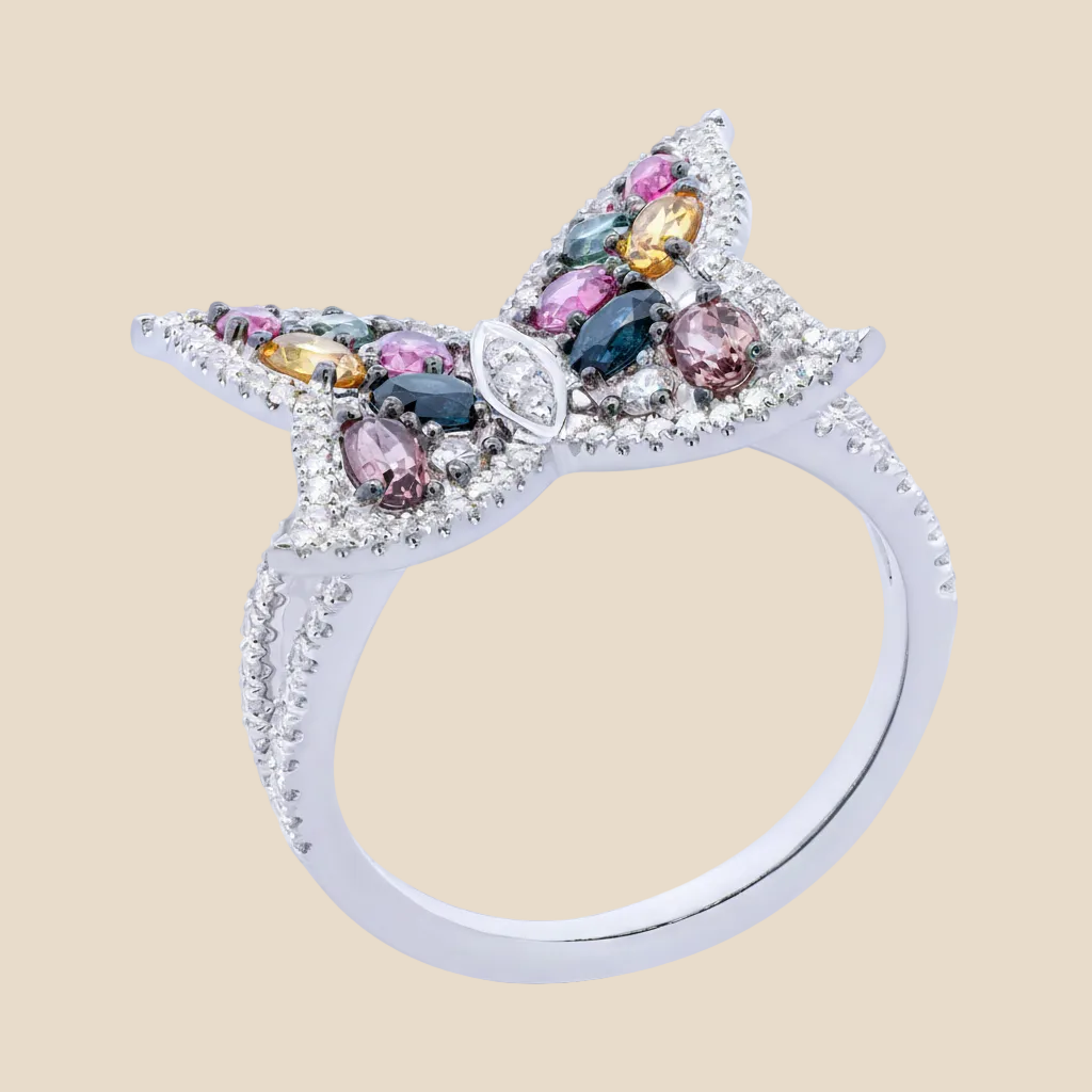 Prismara Butterfly Ring