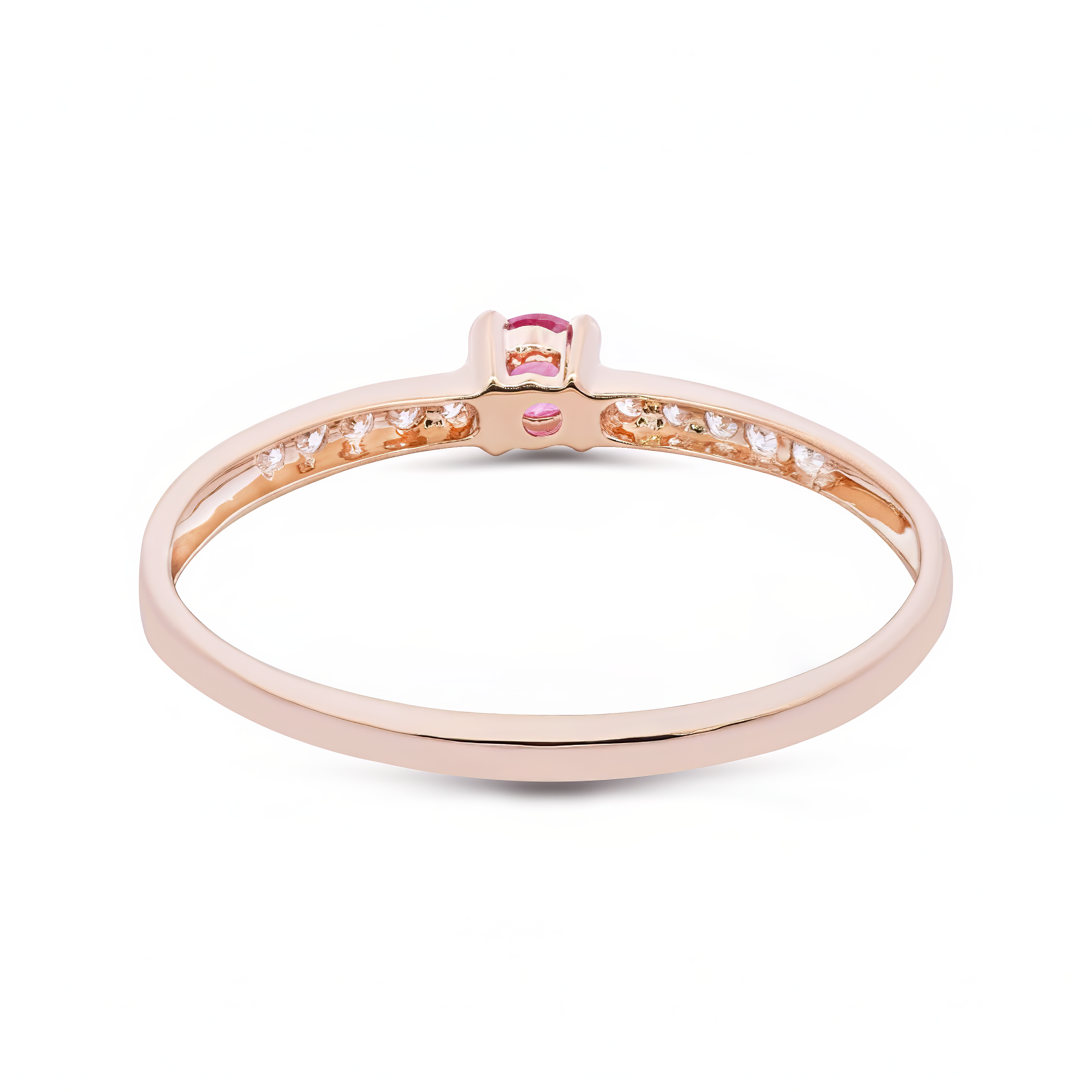 Ruby Flanked Ring - Palaces Jewellery