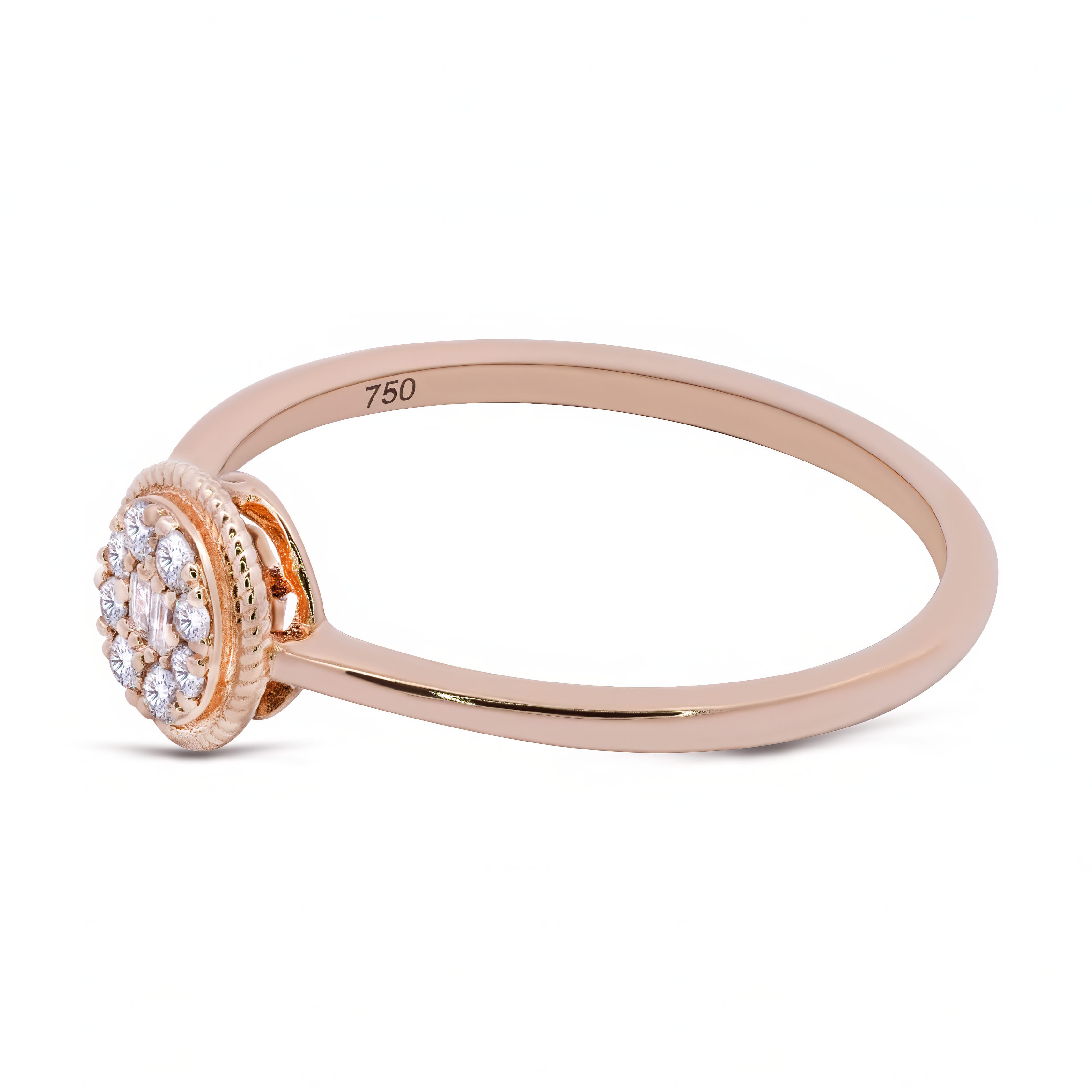 Rope Medallion Ring - Palaces Jewellery