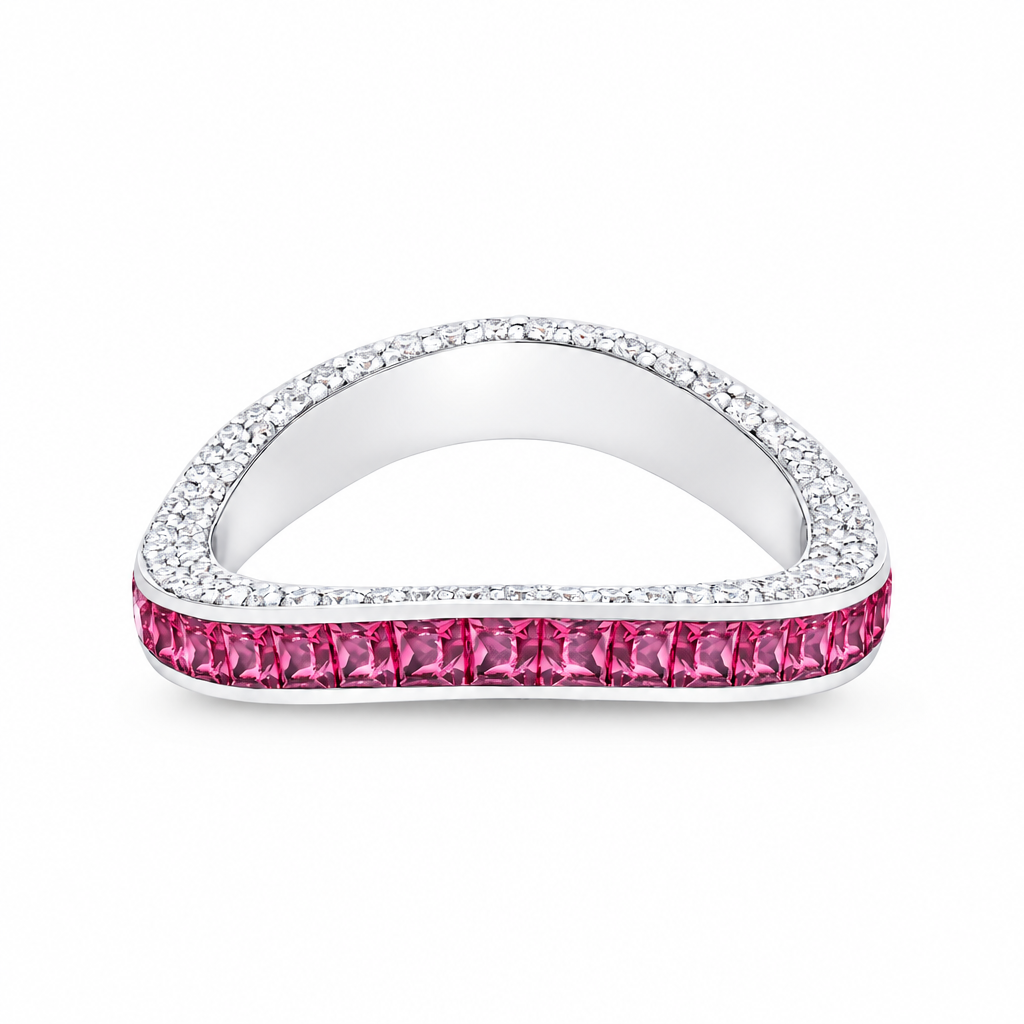 深红色优雅戒指 (Crimson Elegance Ring)