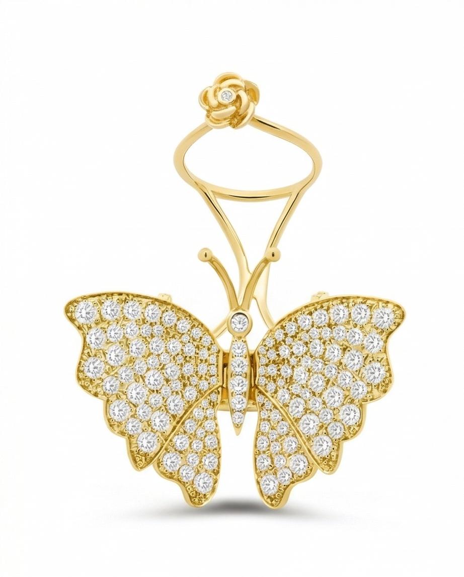 蝴蝶戒指 (Flutter Butterfly Ring)