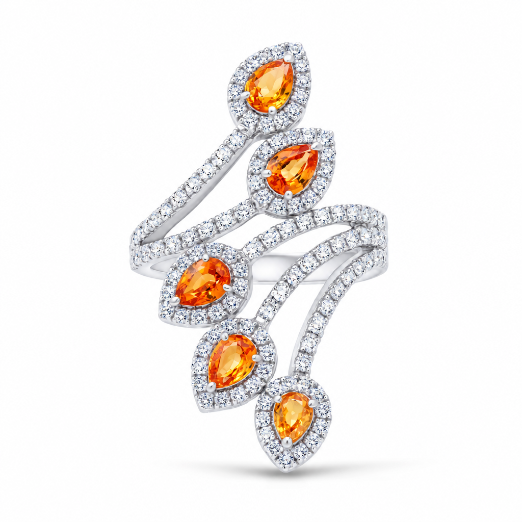 日炎瀑布戒指 (Sunfire Cascade Ring)