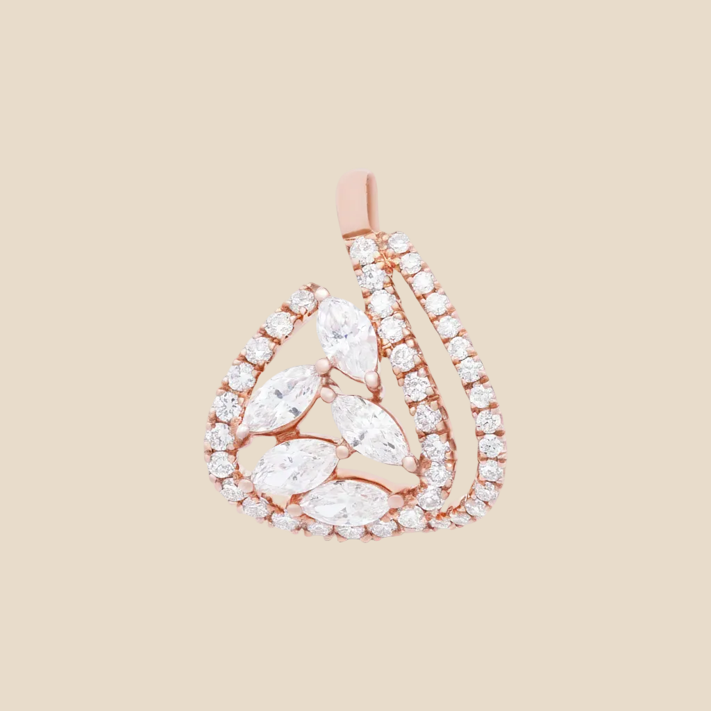 Marquise Drop Pendant - Palaces Jewellery