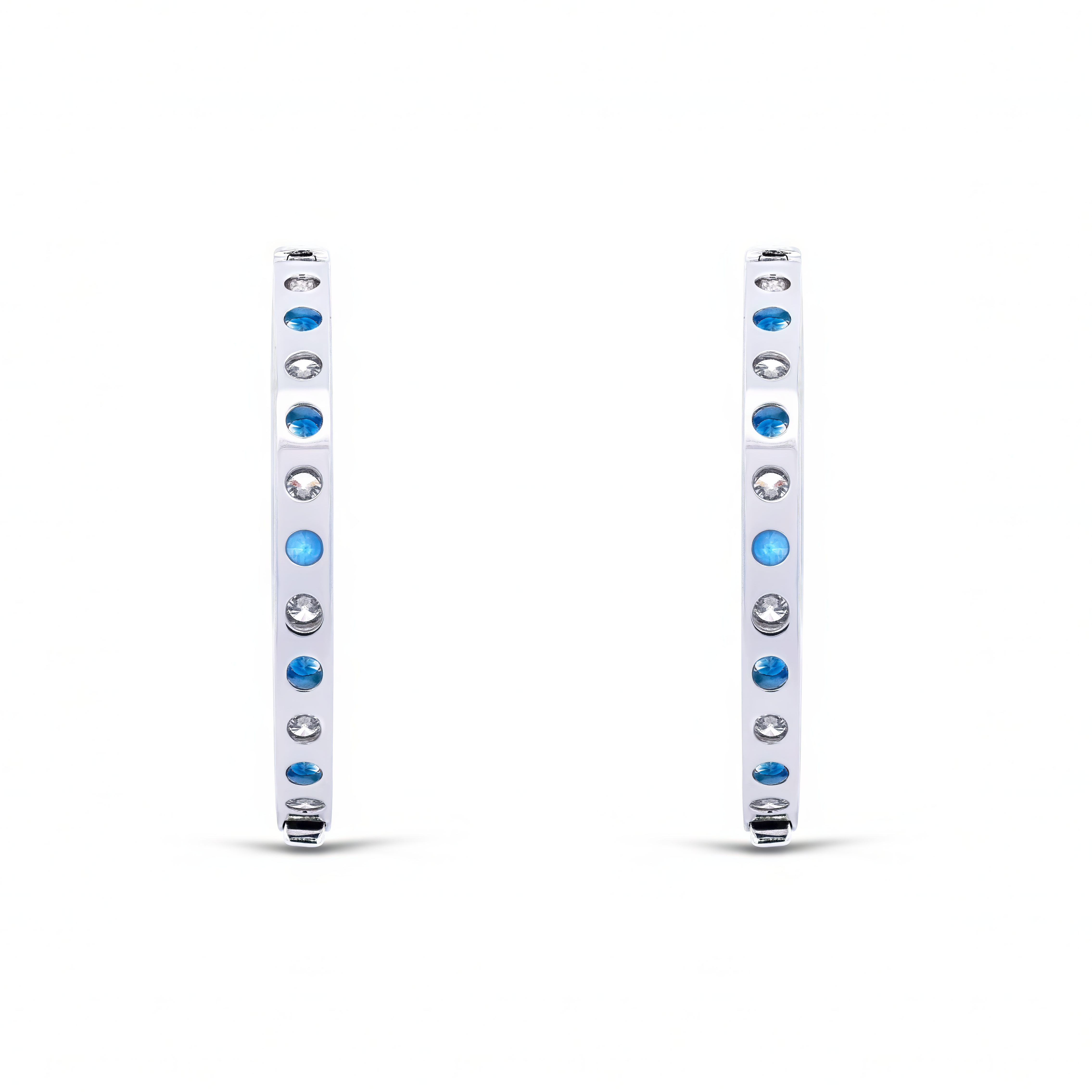 Azure Radiance Hoops - Palaces Jewellery