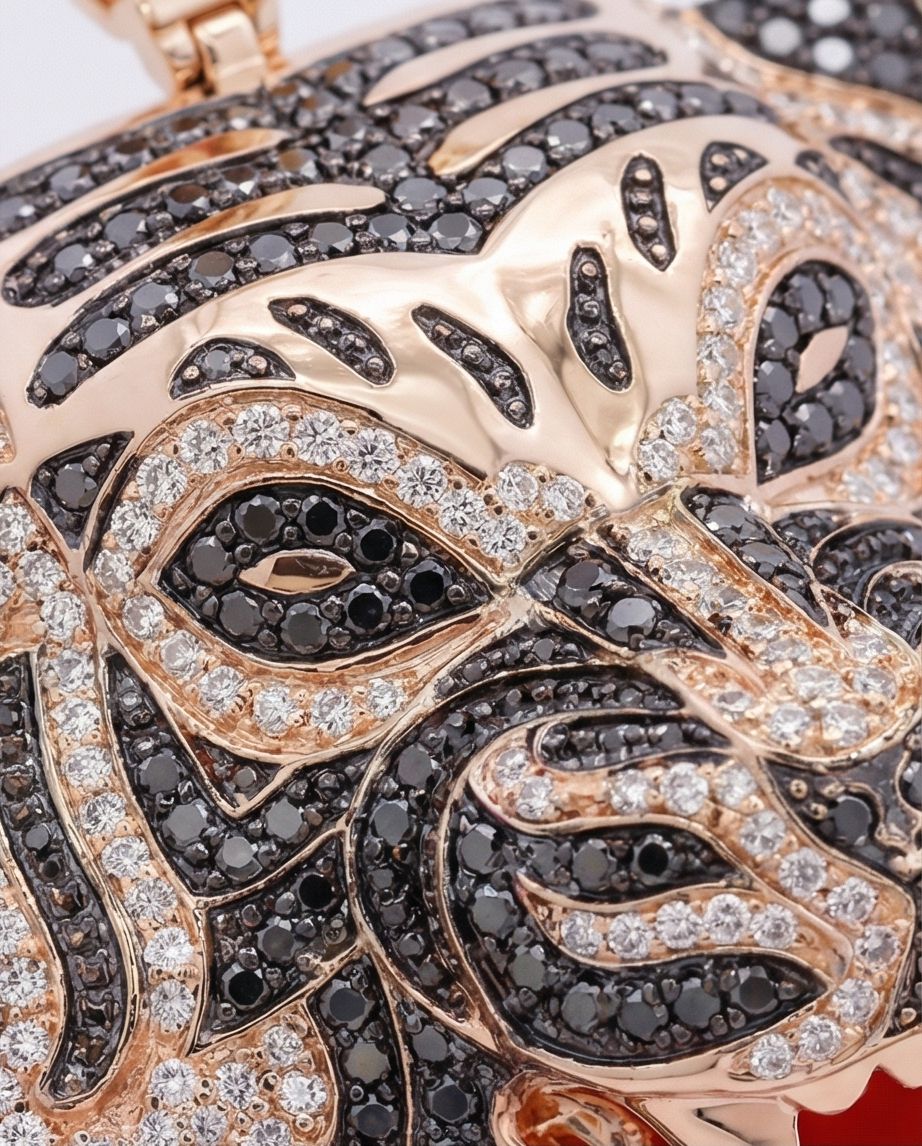 จี้เพชรรูปรูเล็ต (Roulette Diamond Pendant)