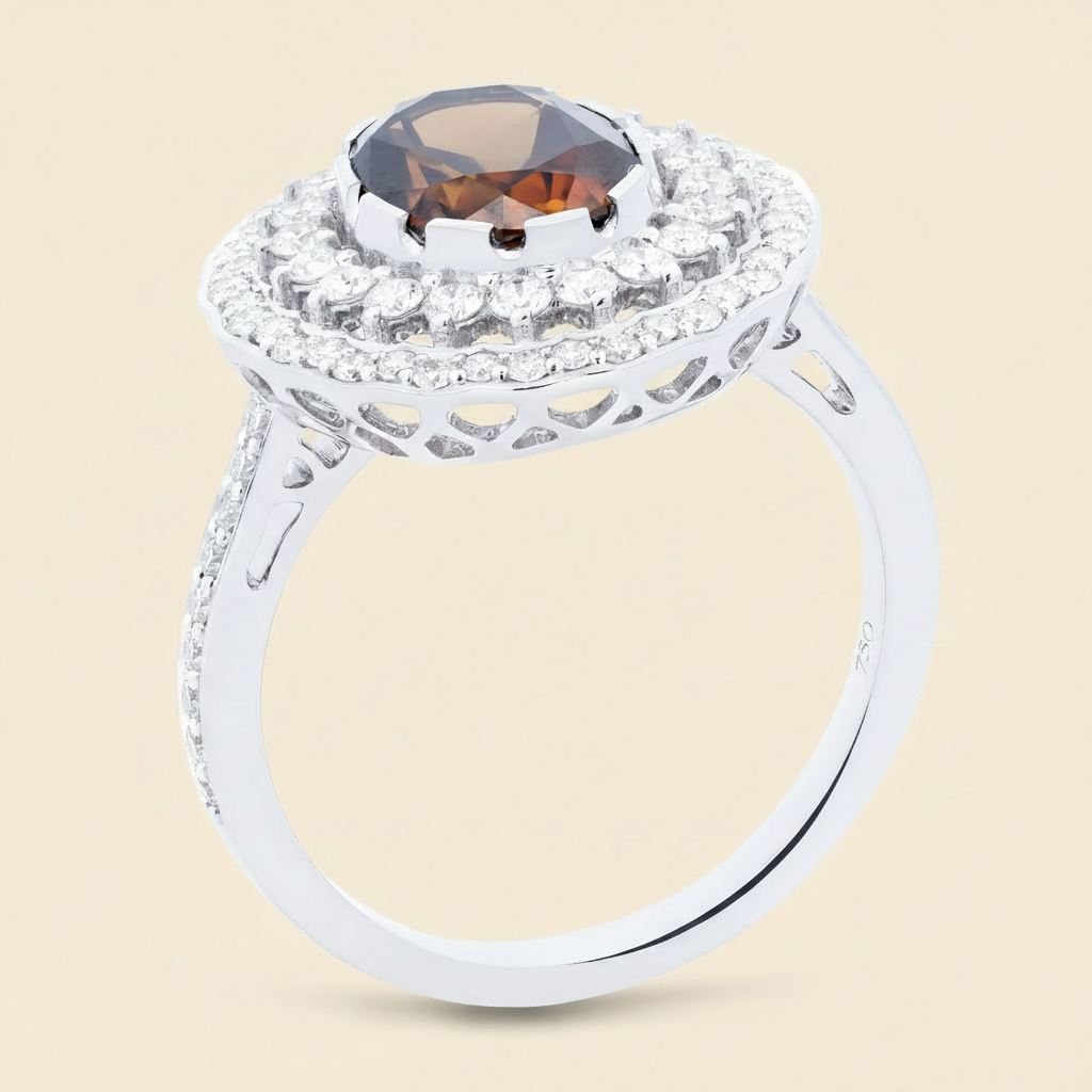 Mocha Royal Ring - Palaces Jewellery
