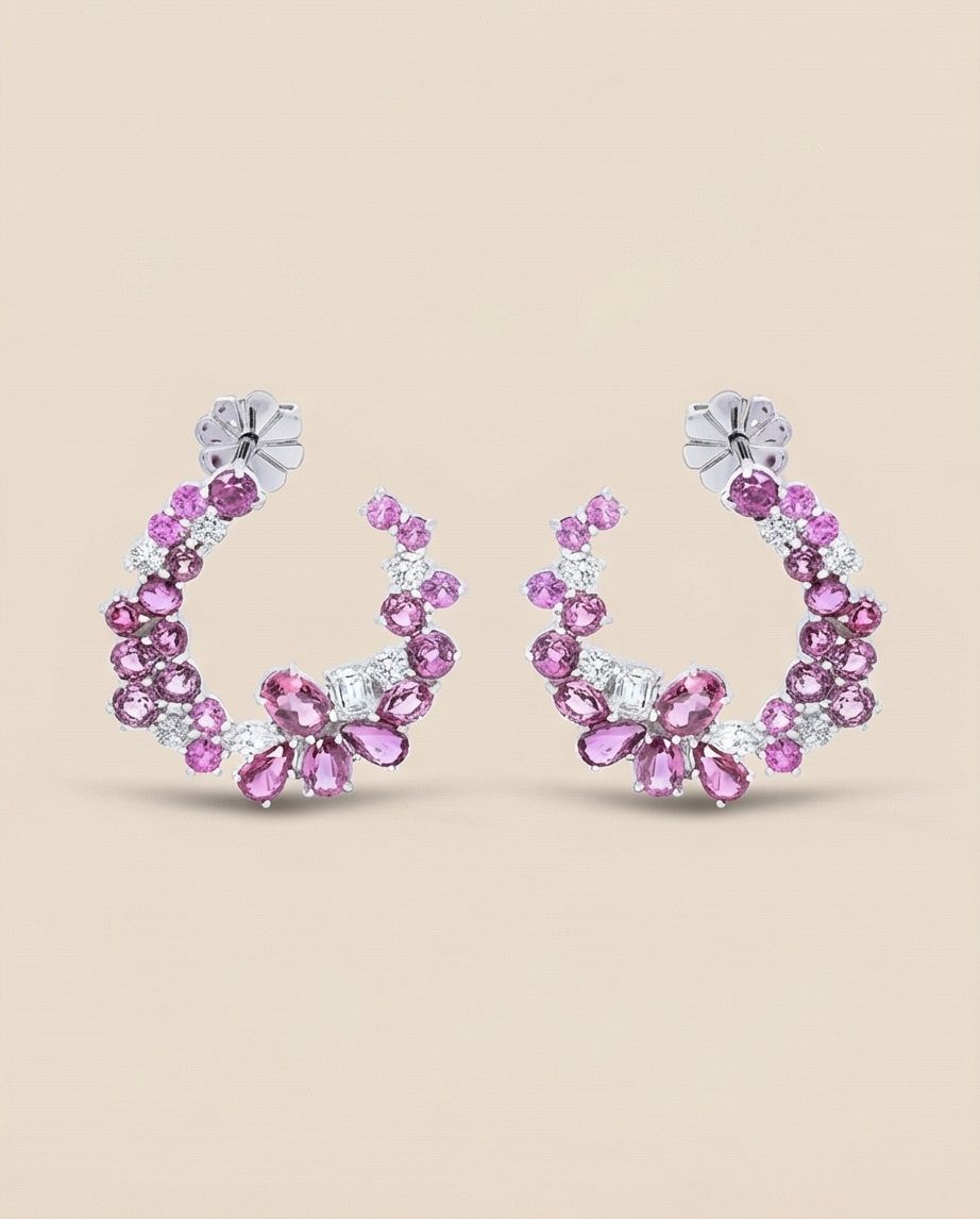 Rosette Earrings