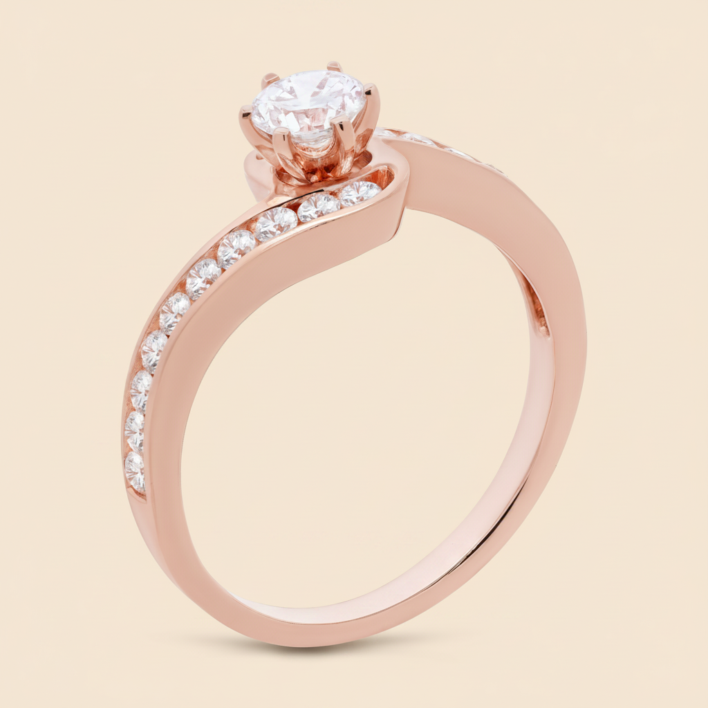 TwistShank Engagement Ring - Palaces Jewellery