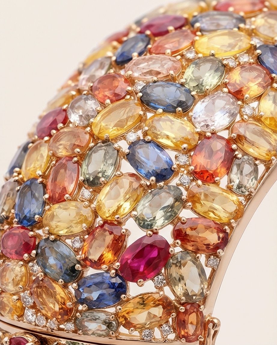 Rainbow Mosaic Bangle